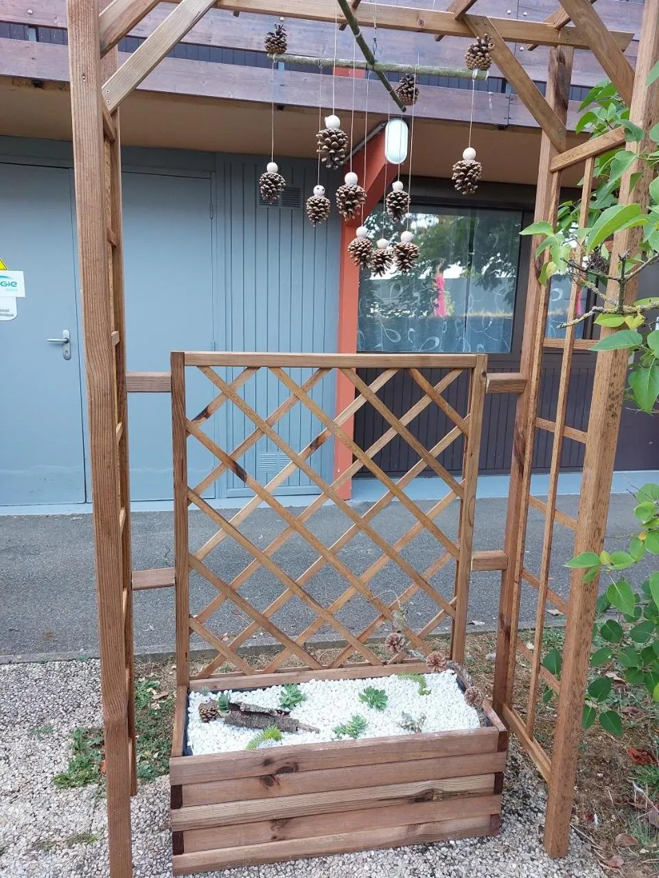 Patio in Kyriad Blois Nord