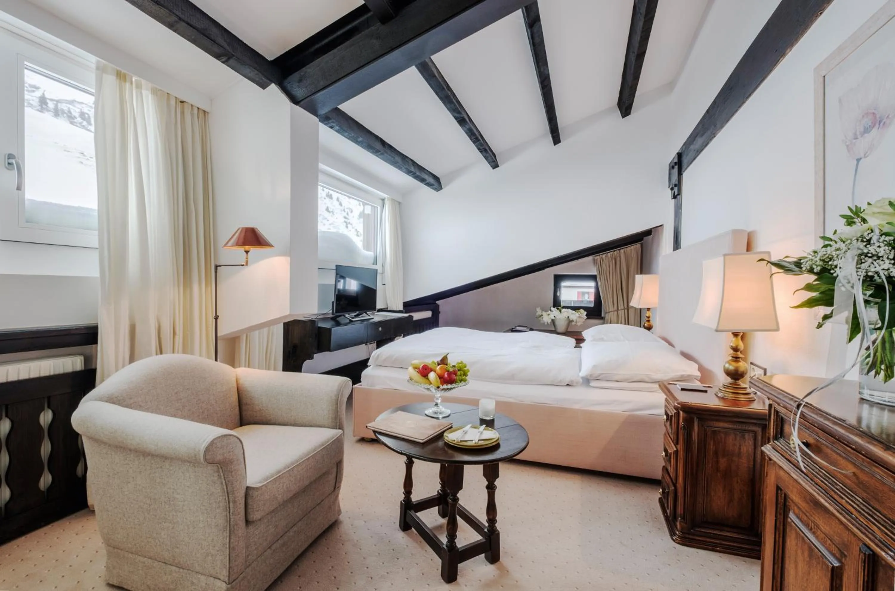 Bed in A-ROSA Hotel Thurnher's Alpenhof