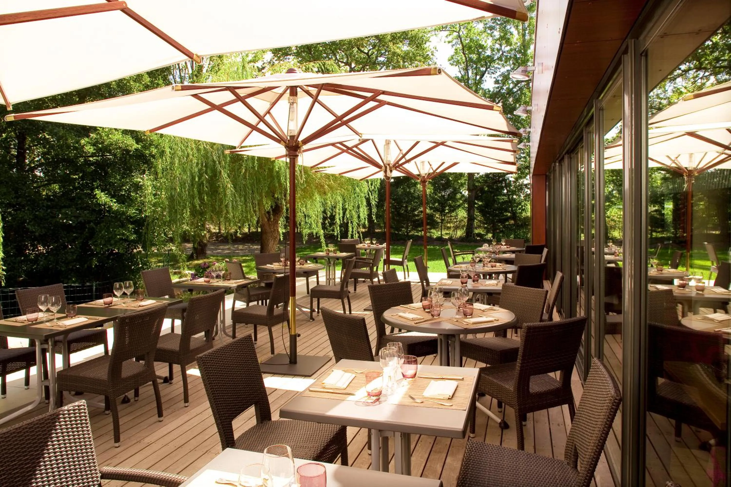 Balcony/Terrace in Kyriad Nantes Sud - Bouaye Aéroport