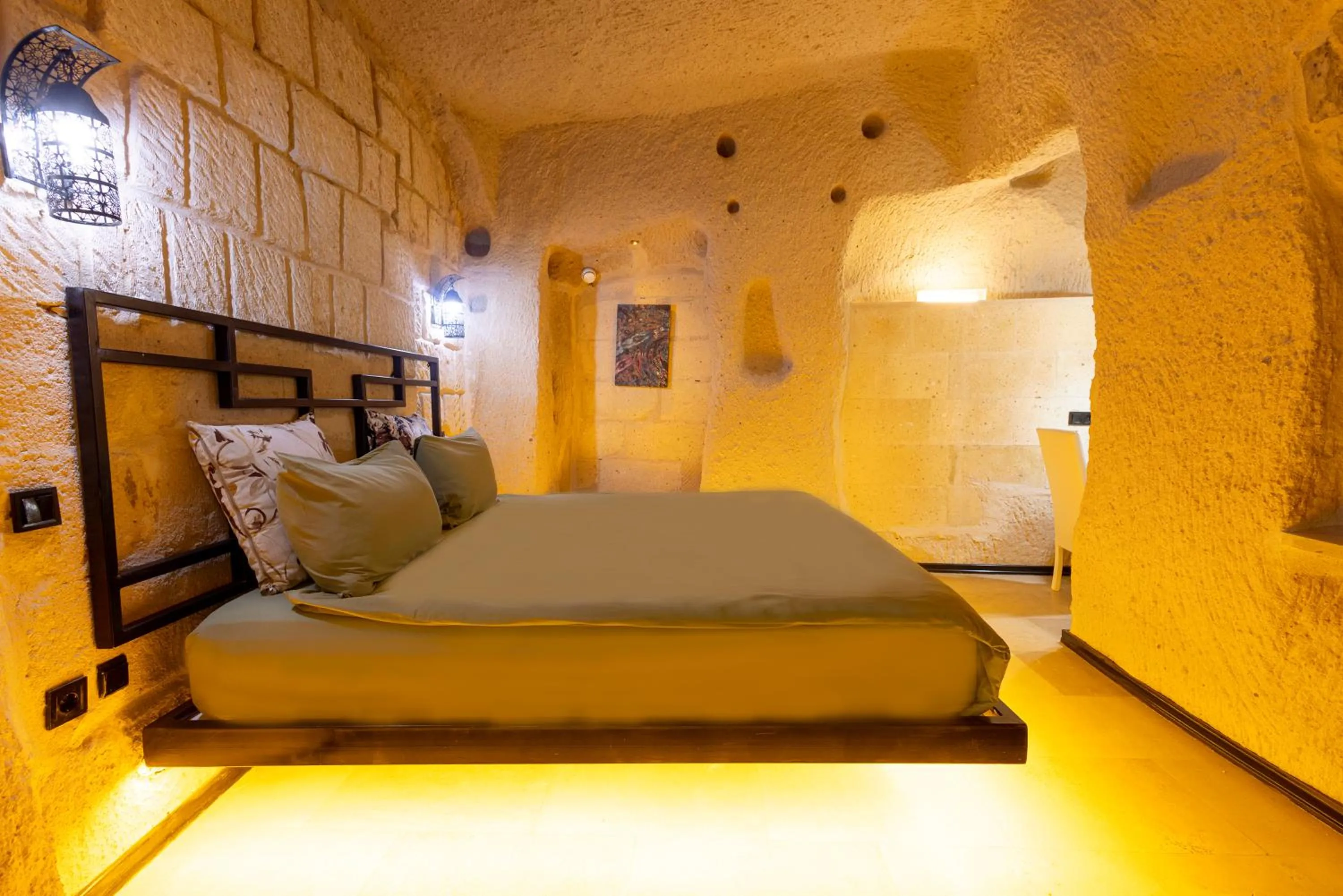 Bed in Drala Inn Cappadocia