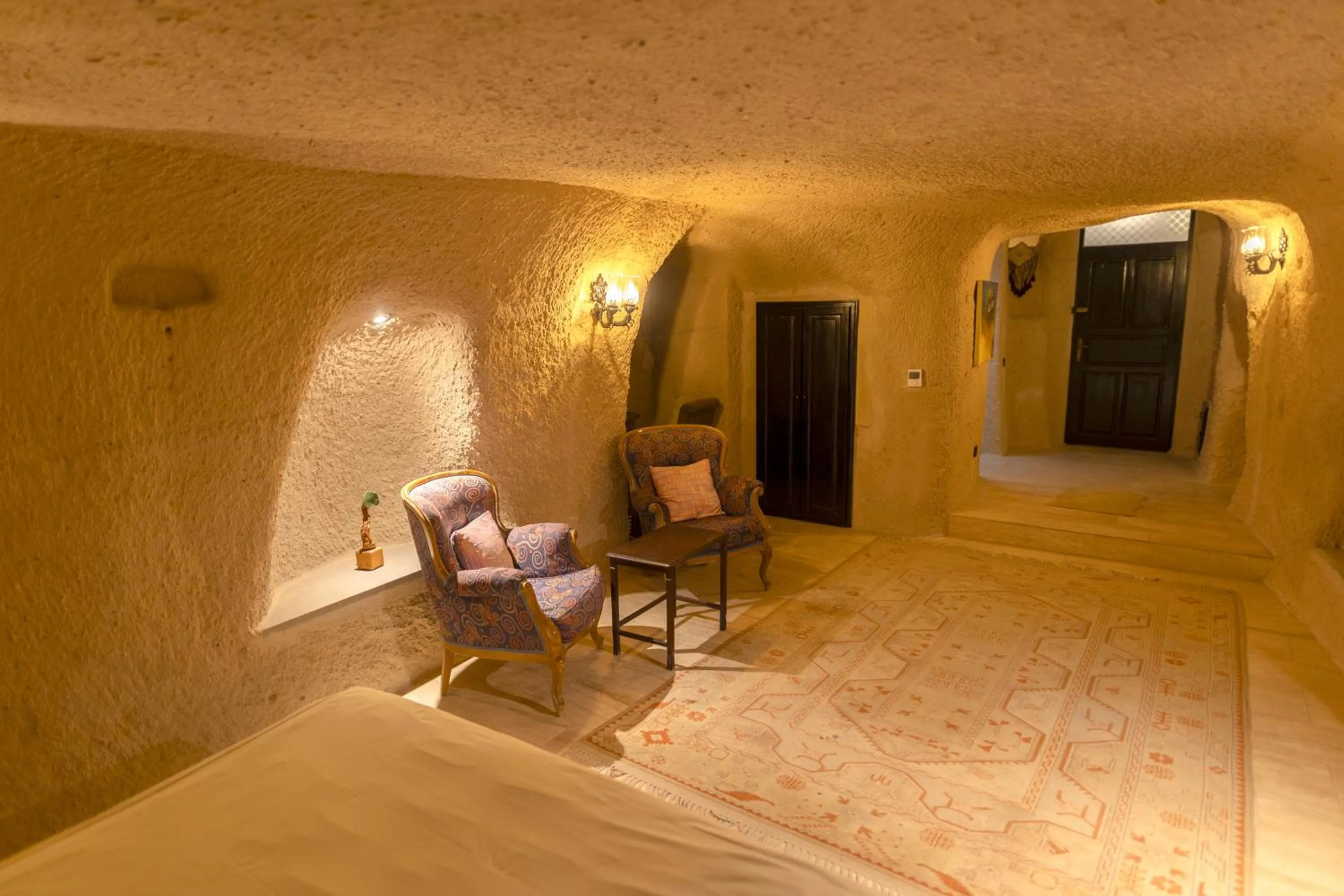 Bed in Drala Inn Cappadocia