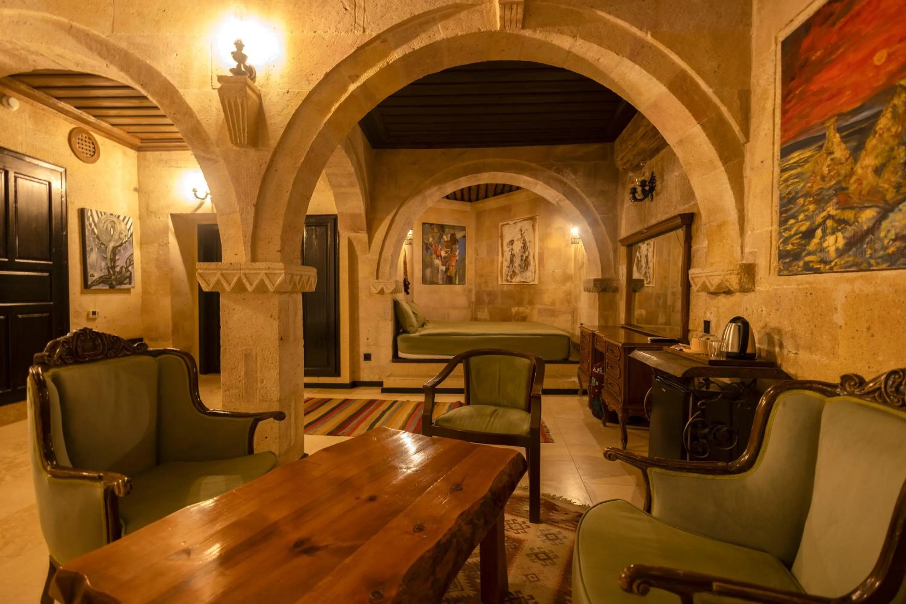 Living room in Drala Inn Cappadocia