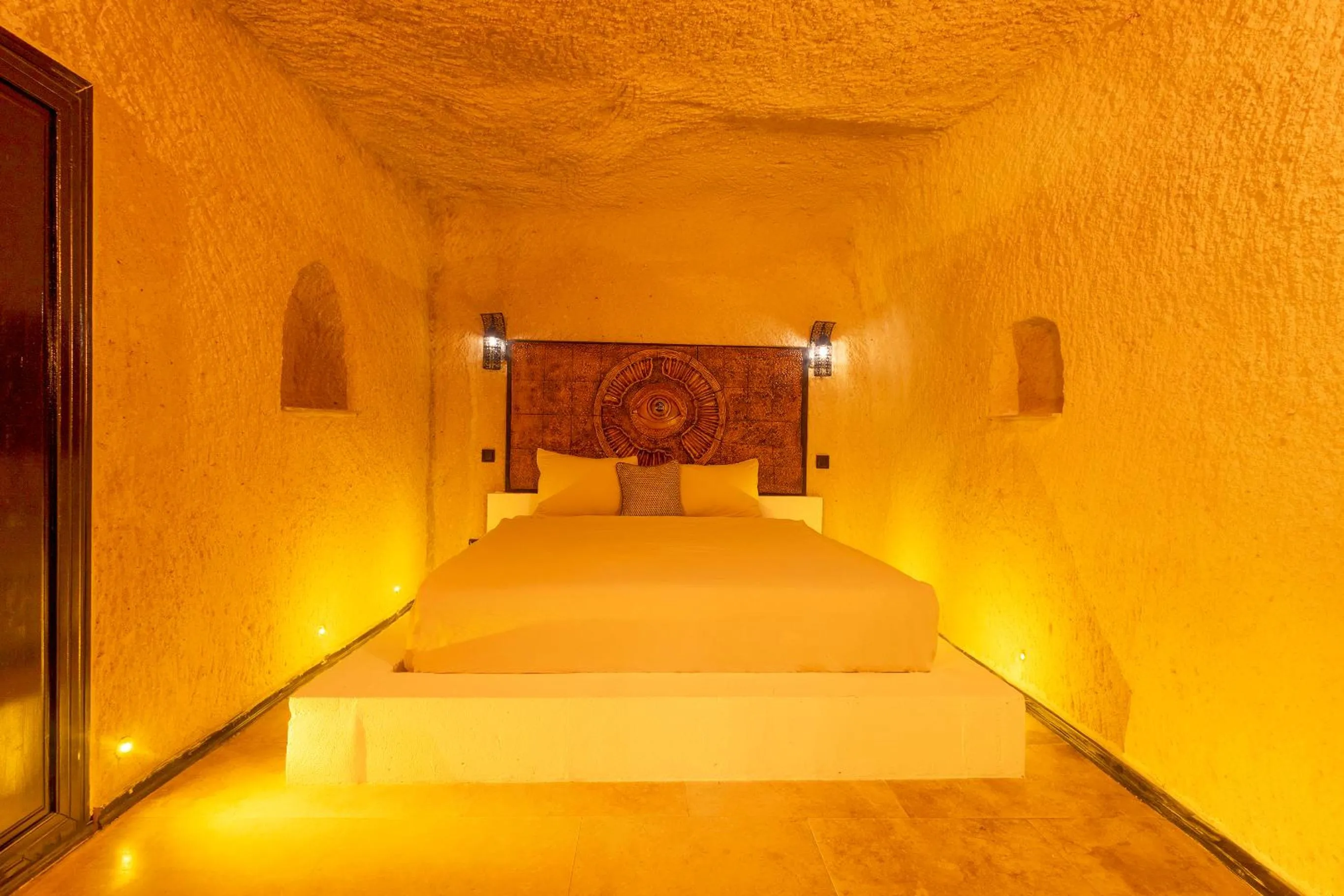 Bed in Drala Inn Cappadocia