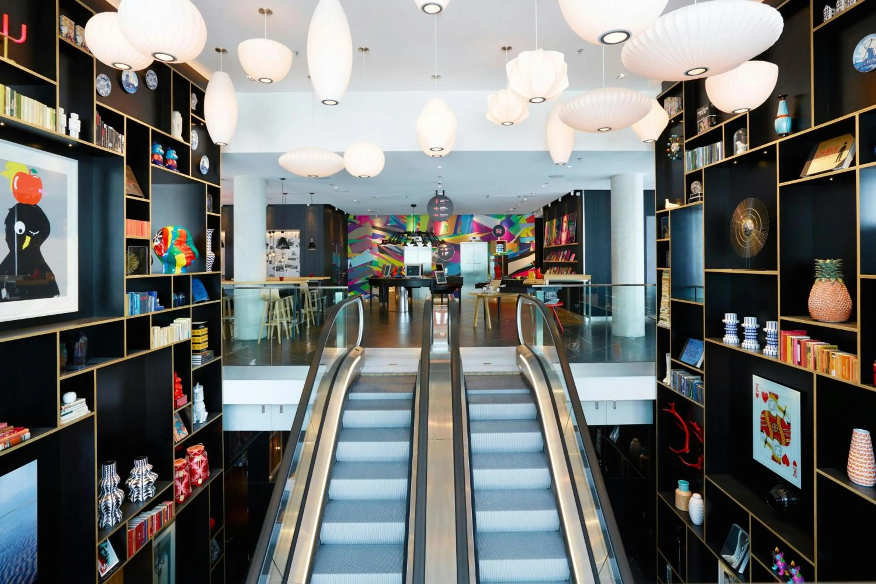 Lobby or reception in citizenM Paris La Défense