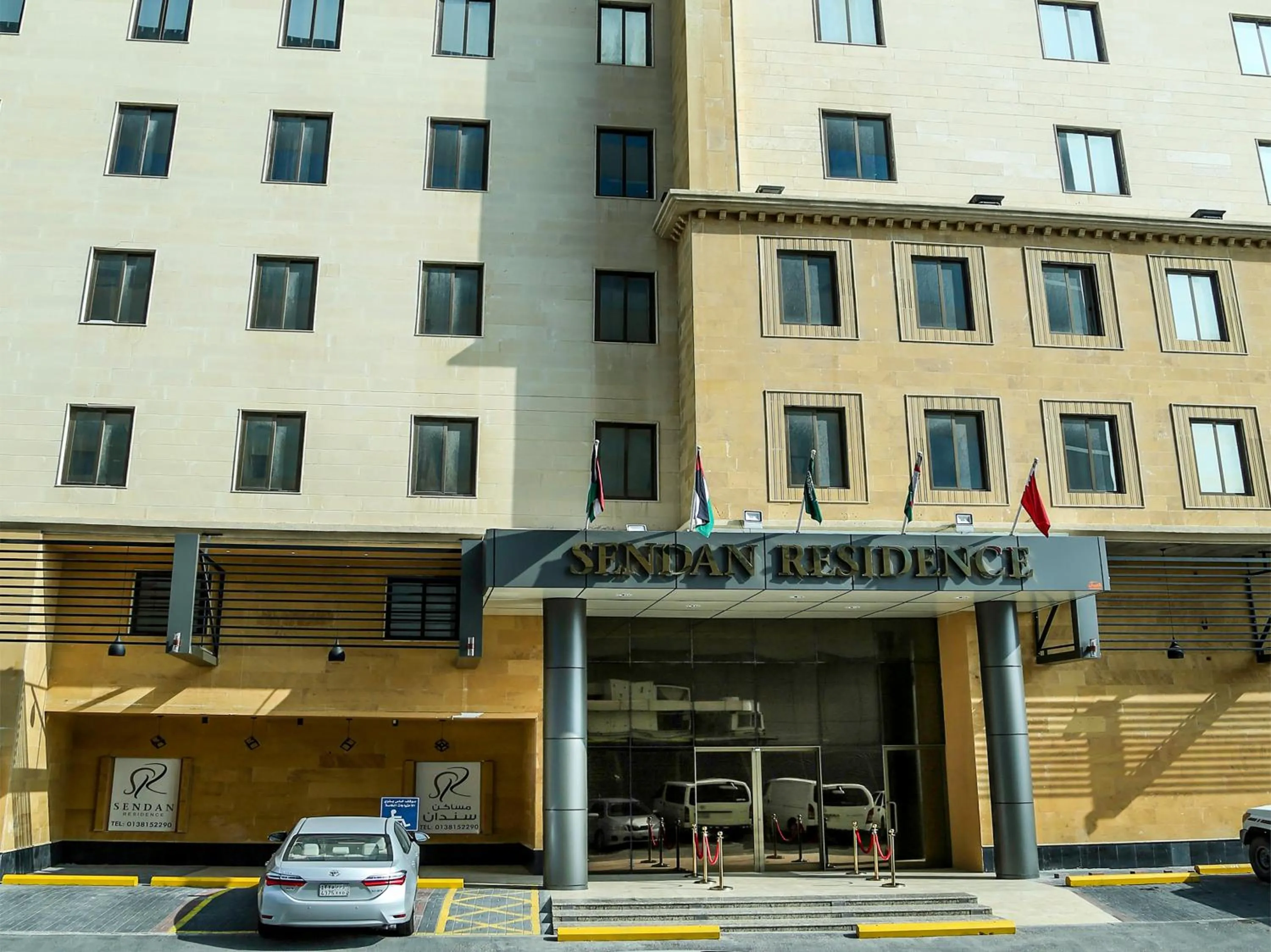 Facade/entrance in Sendan Residence