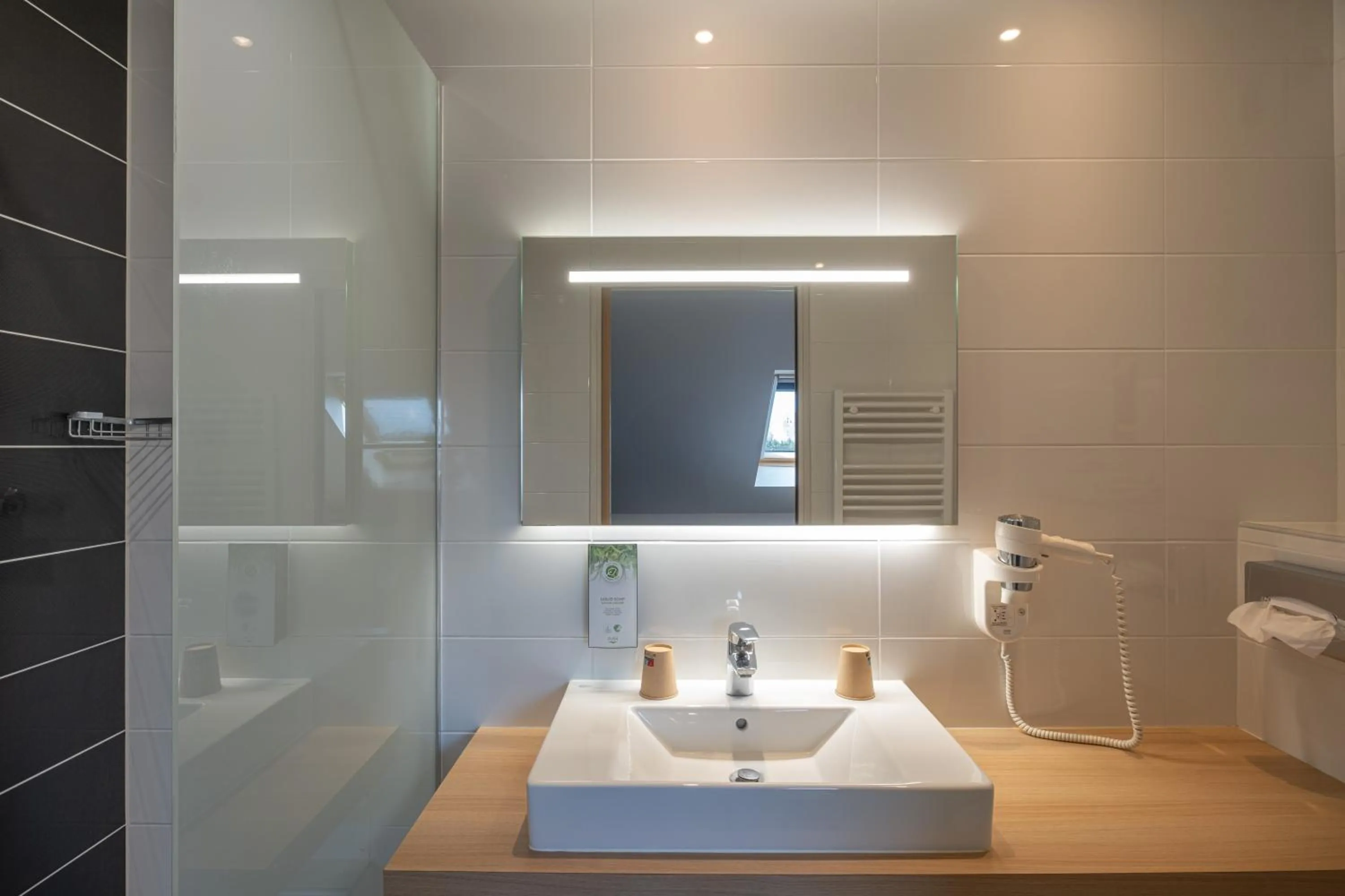 Bathroom in Kyriad Le Mans Est