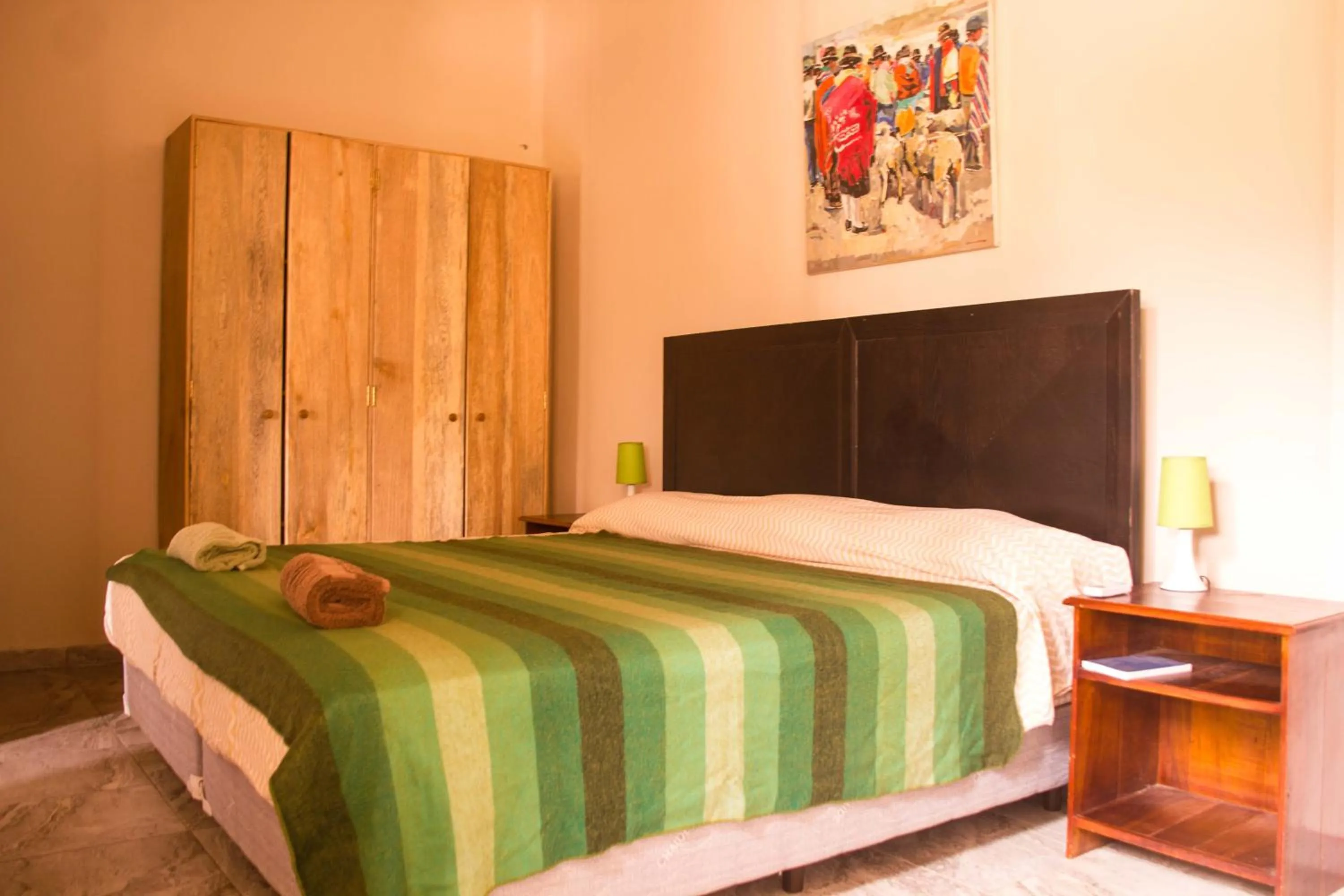 Bed in The Cottages by the Sea