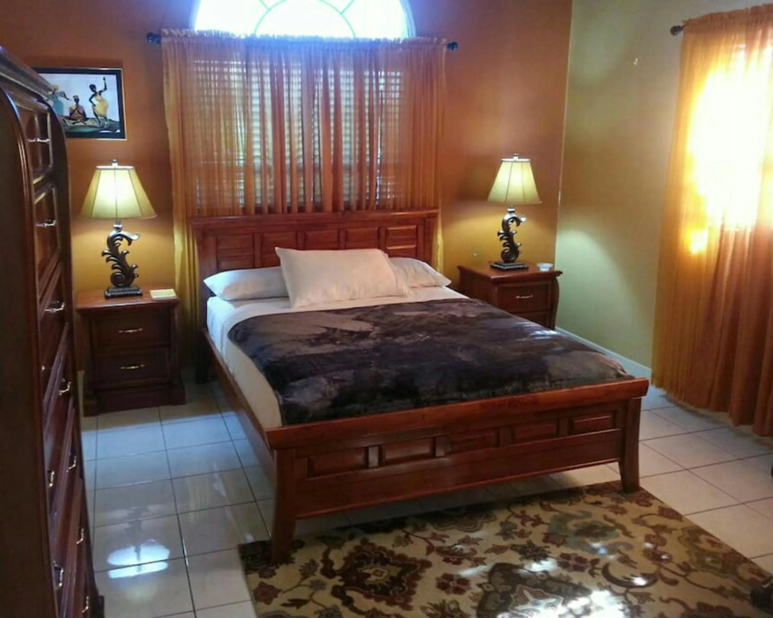 Bedroom, Bed in Caribbean Estate AJ