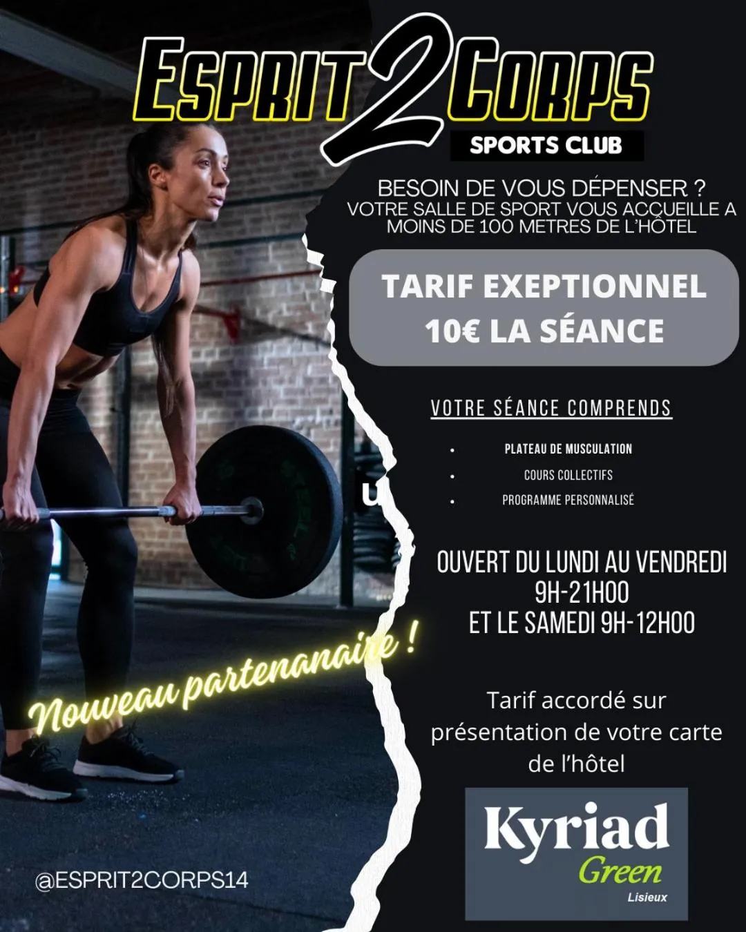 Fitness centre/facilities in Kyriad Lisieux
