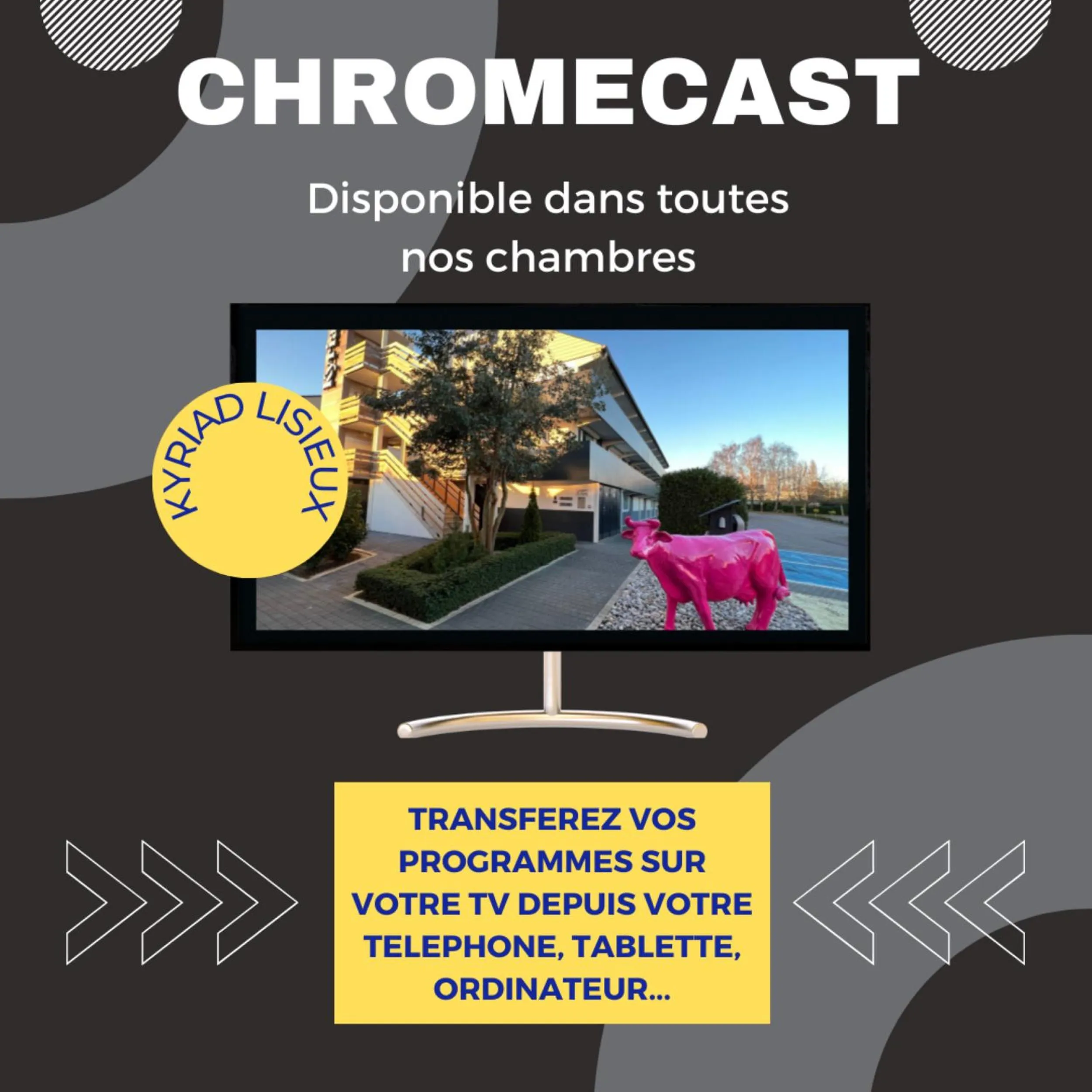 TV and multimedia in Kyriad Lisieux