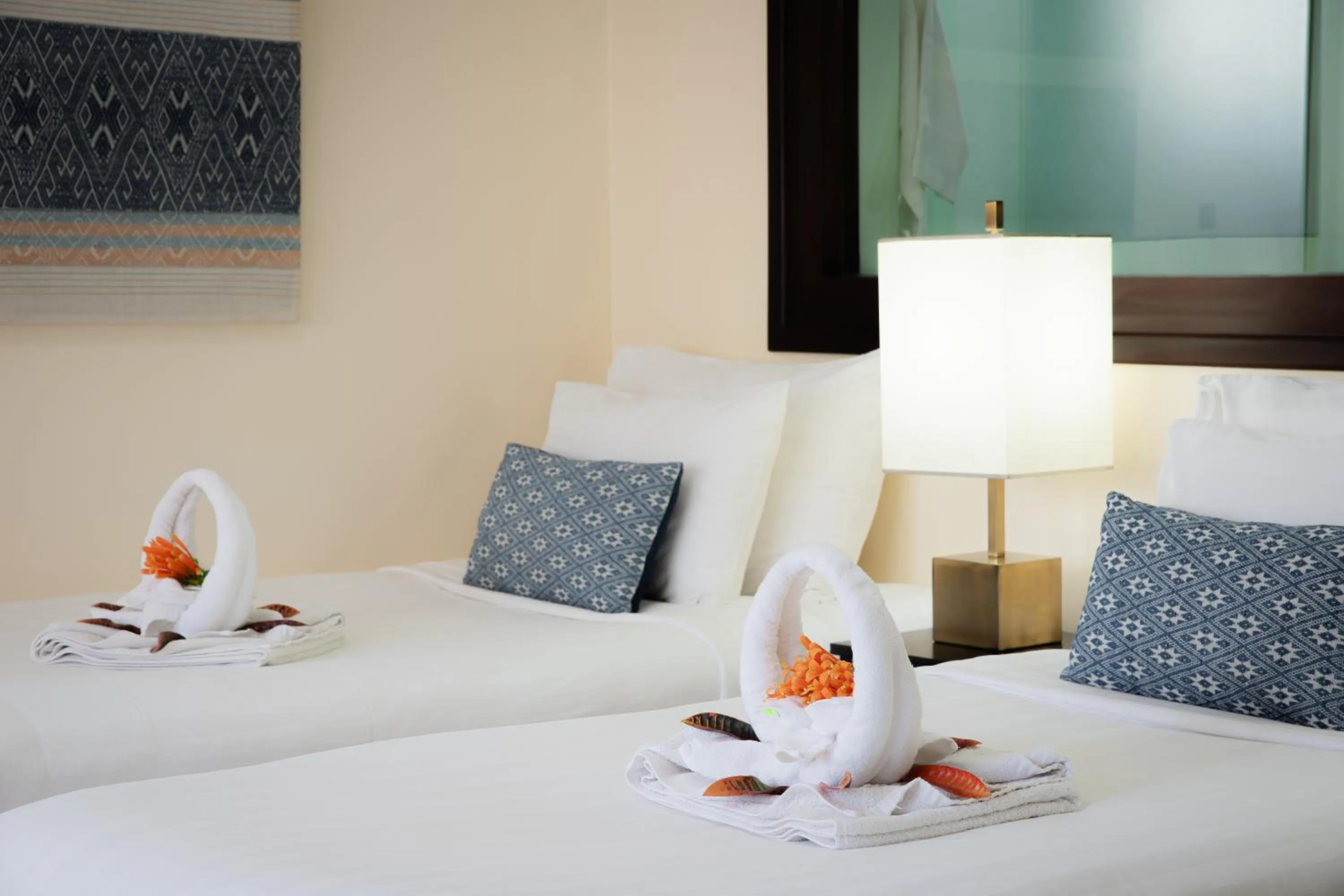 Property building, Bed in Parasol Blanc