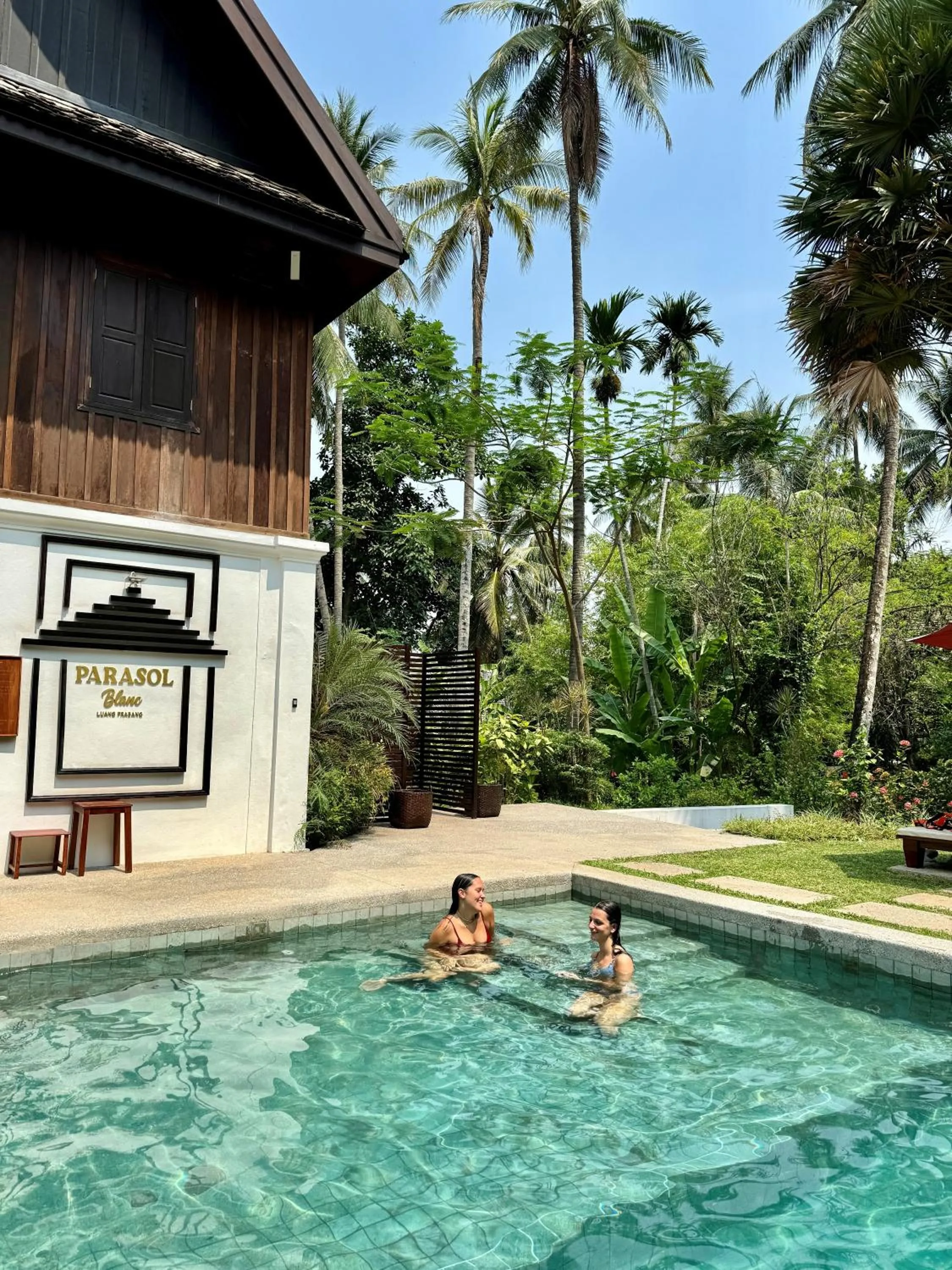 Swimming pool in Parasol Blanc