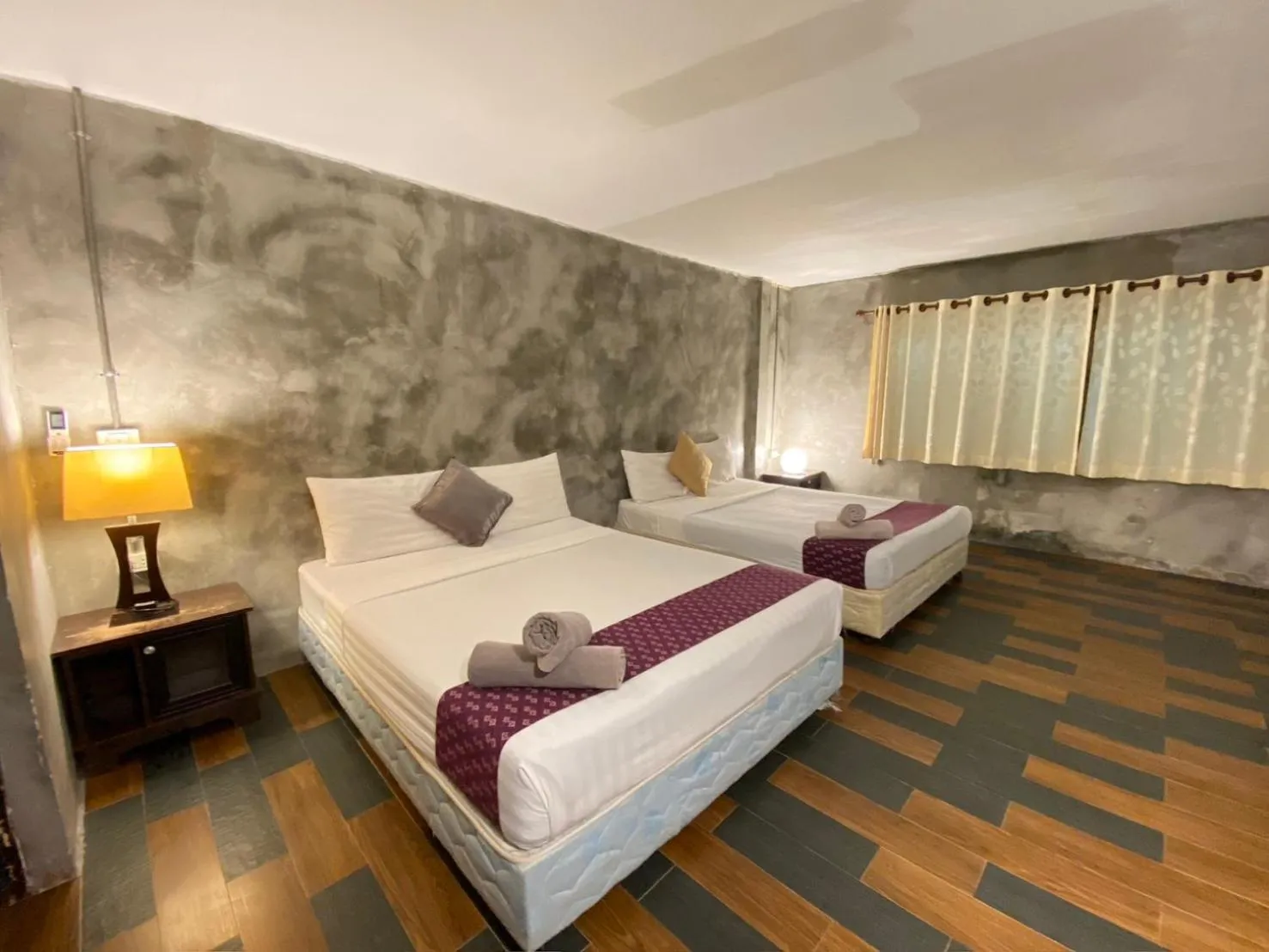 Bed in Crescent Bay Resort