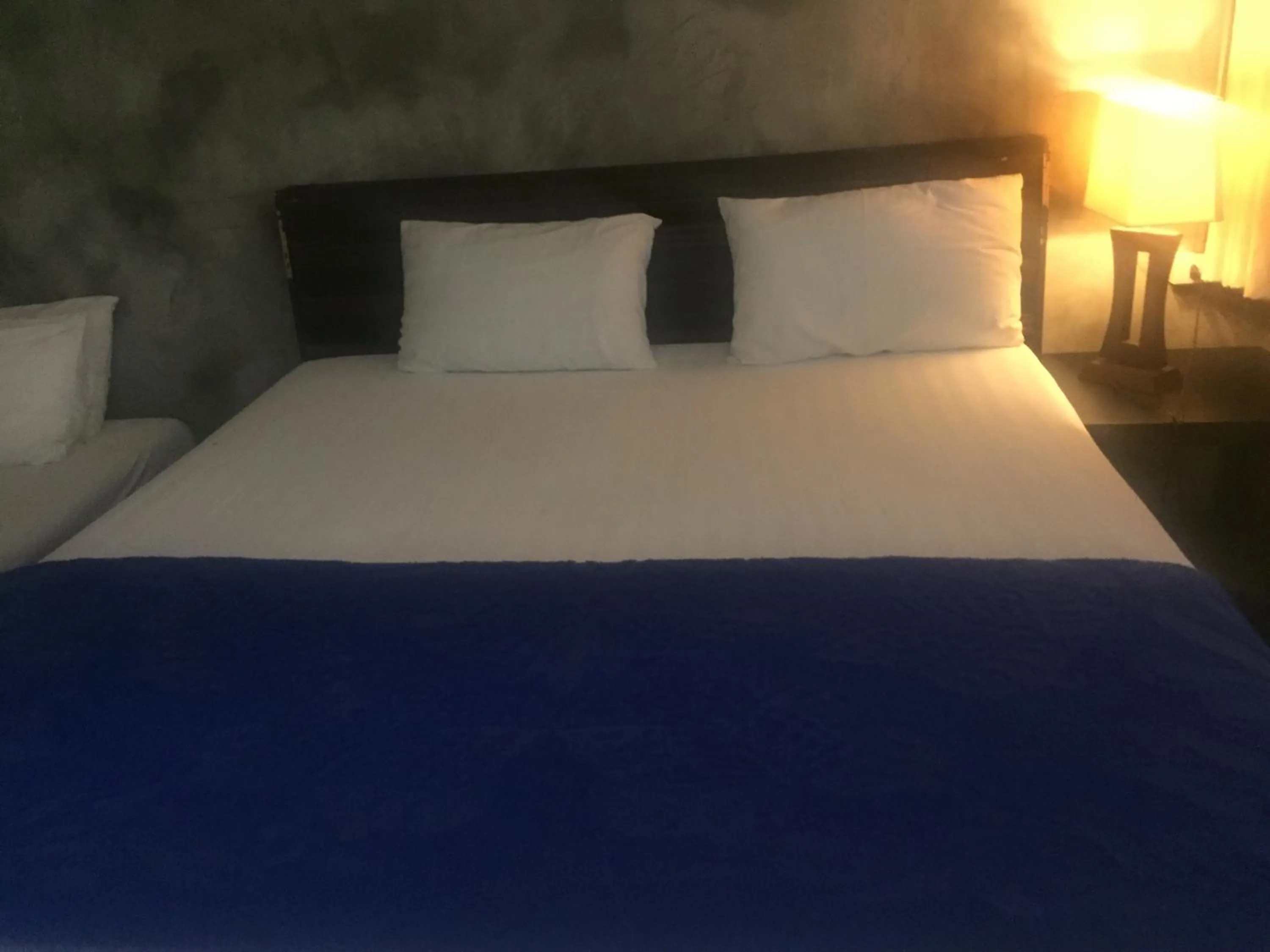 Bed in Crescent Bay Resort