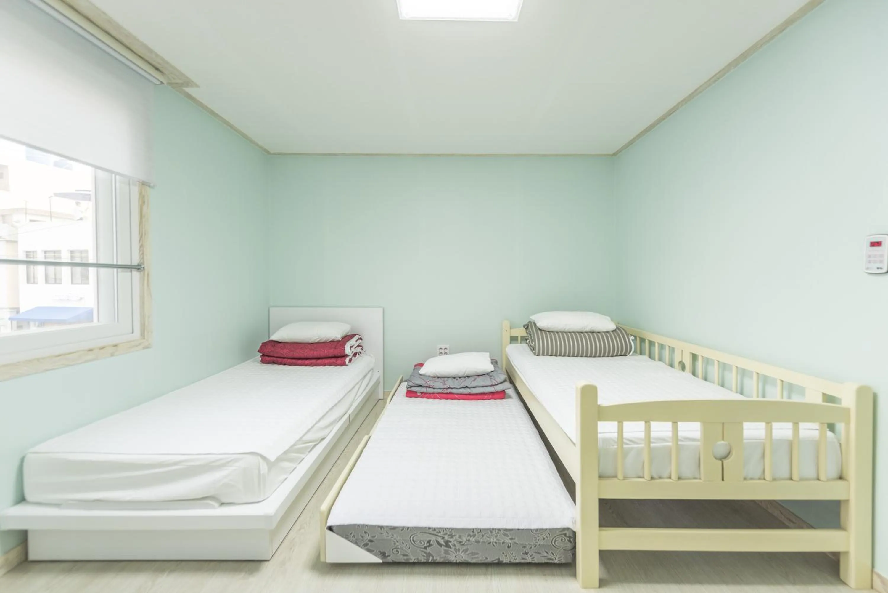 Bed in Big O Show Guesthouse