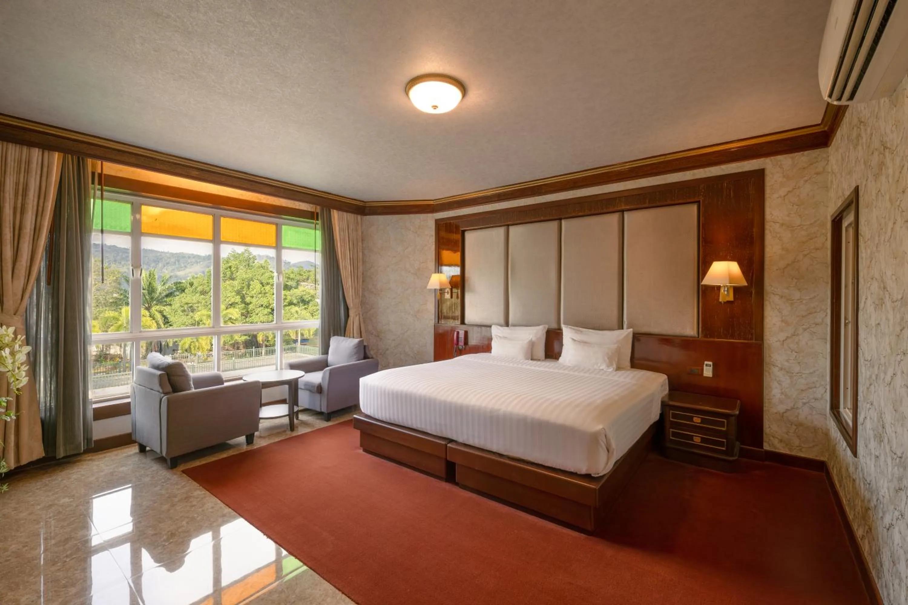 Bed in Erawan Hotel,Natai Beach