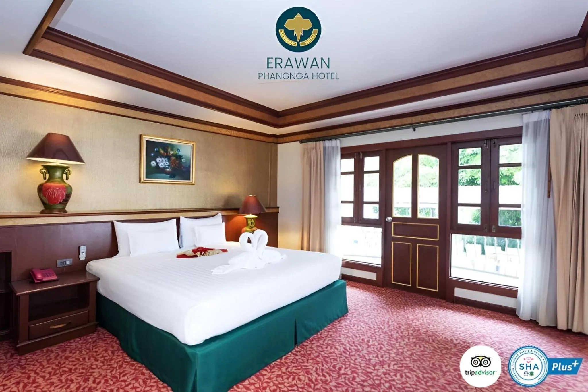 Bed in Erawan Hotel