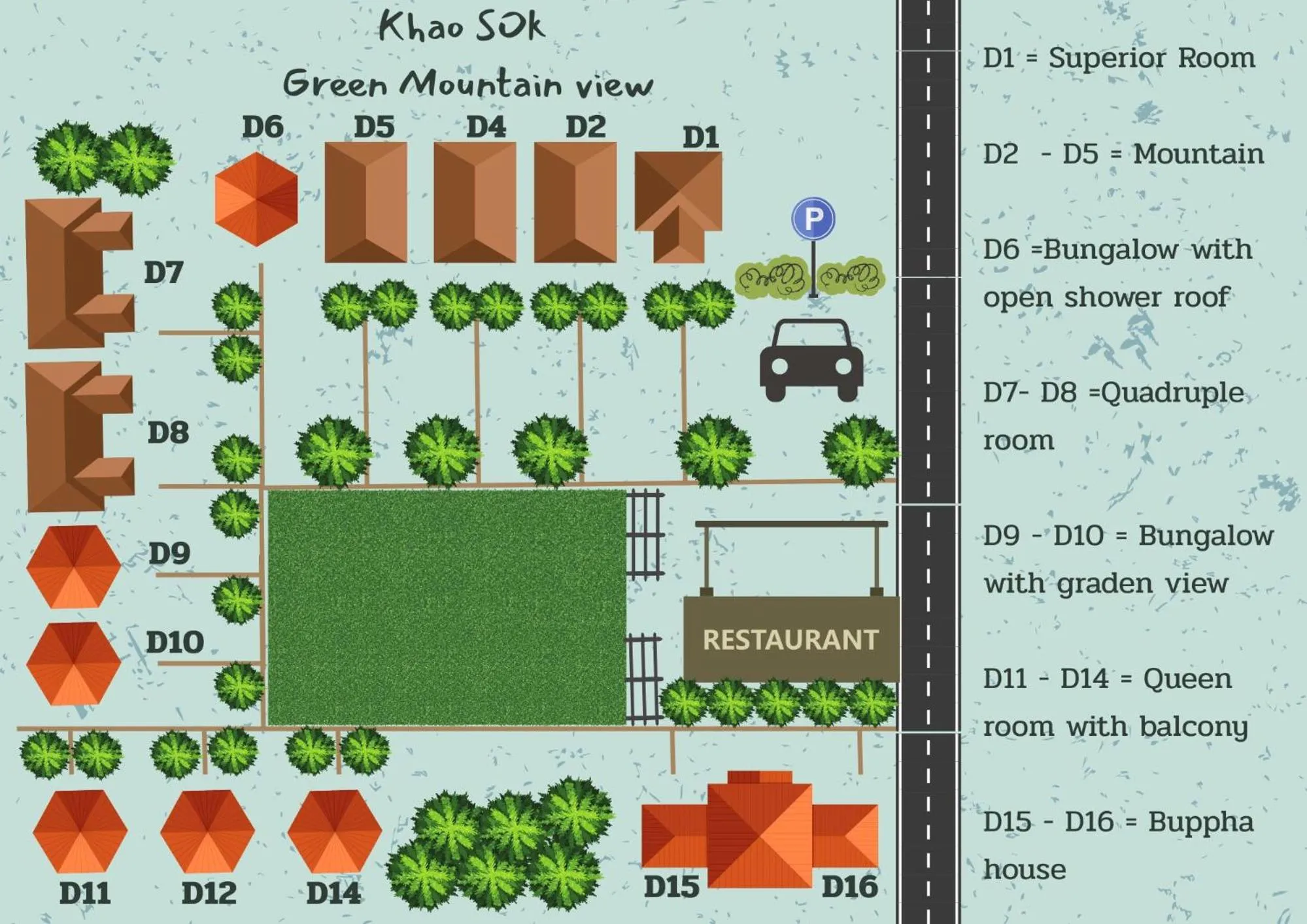 Khao Sok Green Mountain View