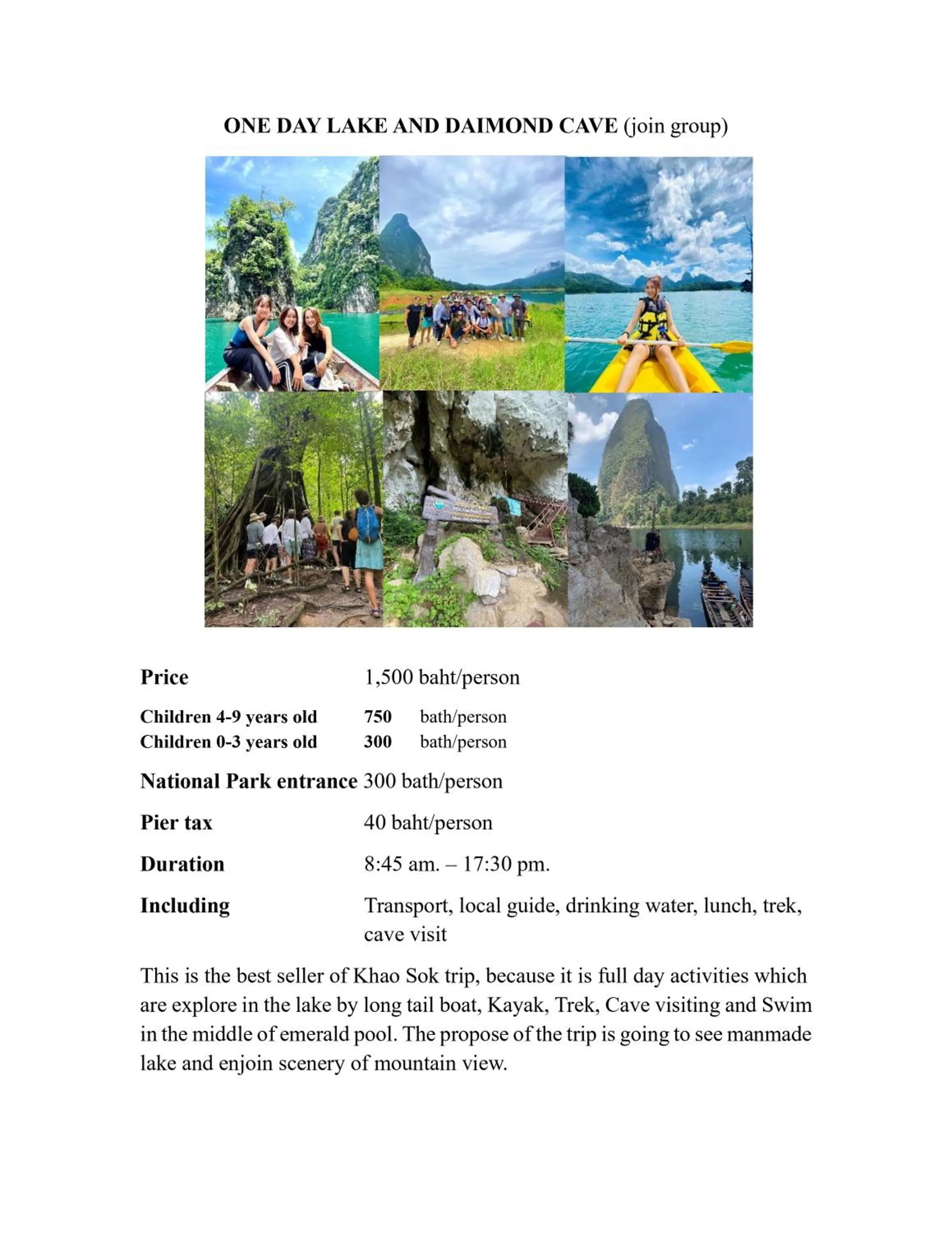 Activities in Khao Sok Green Mountain View