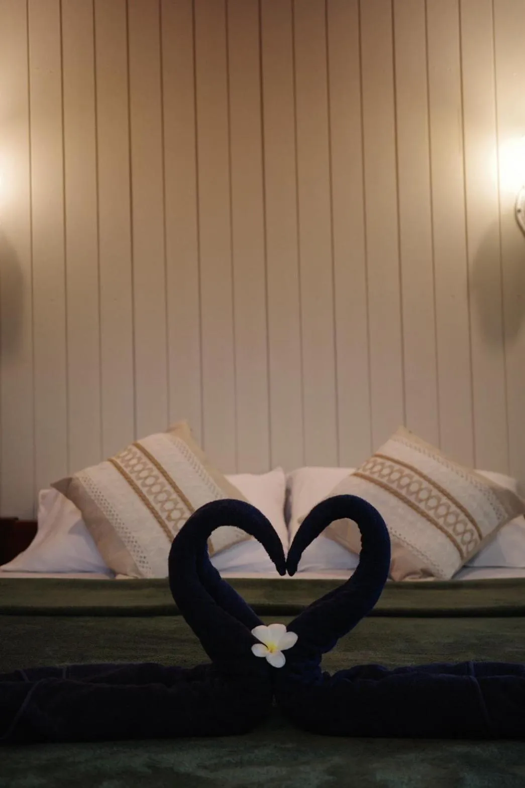 Bed in Khao Sok Green Mountain View