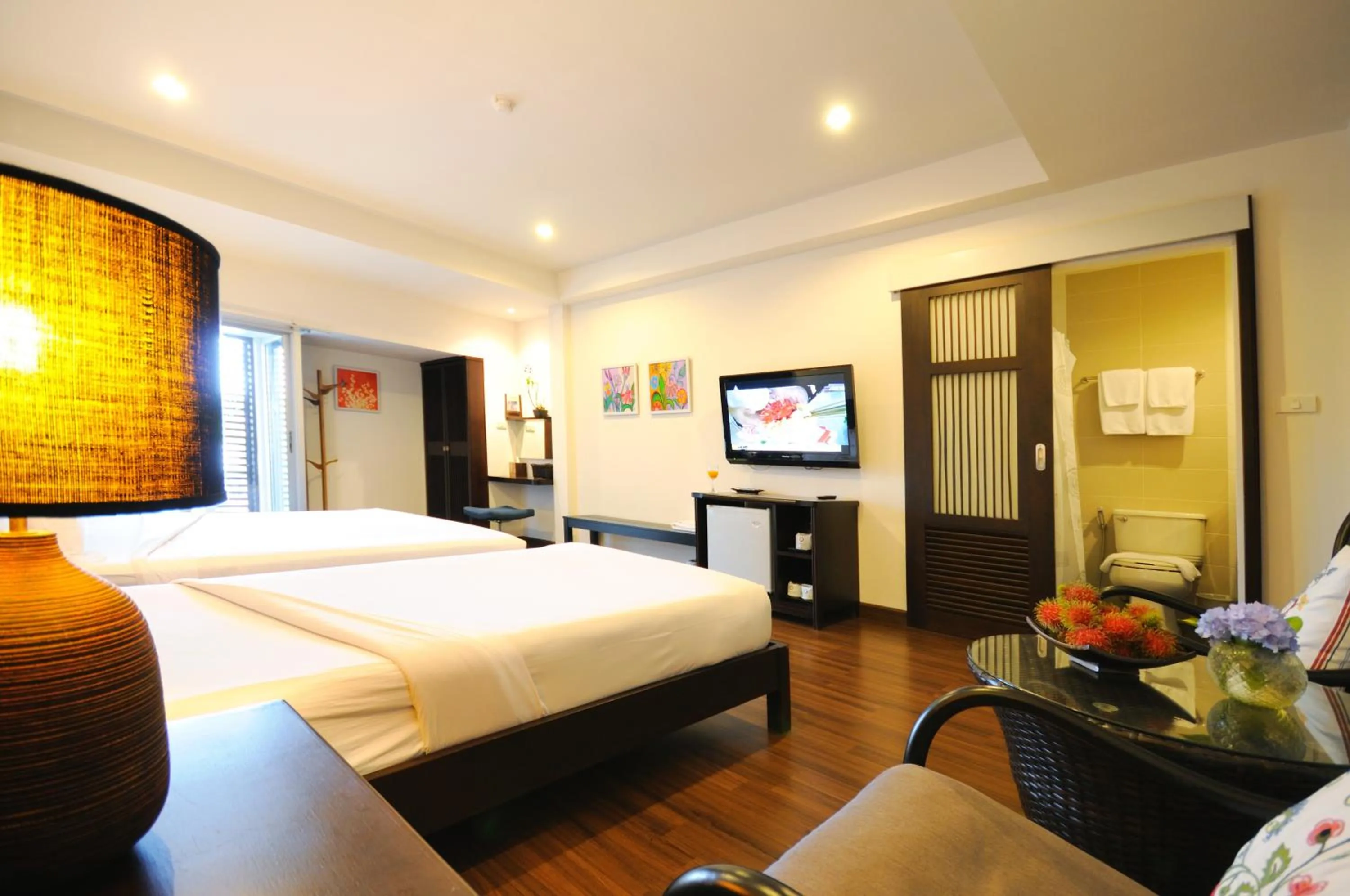 Bedroom, Bed in Kasemsarn Hotel Chanthaburi