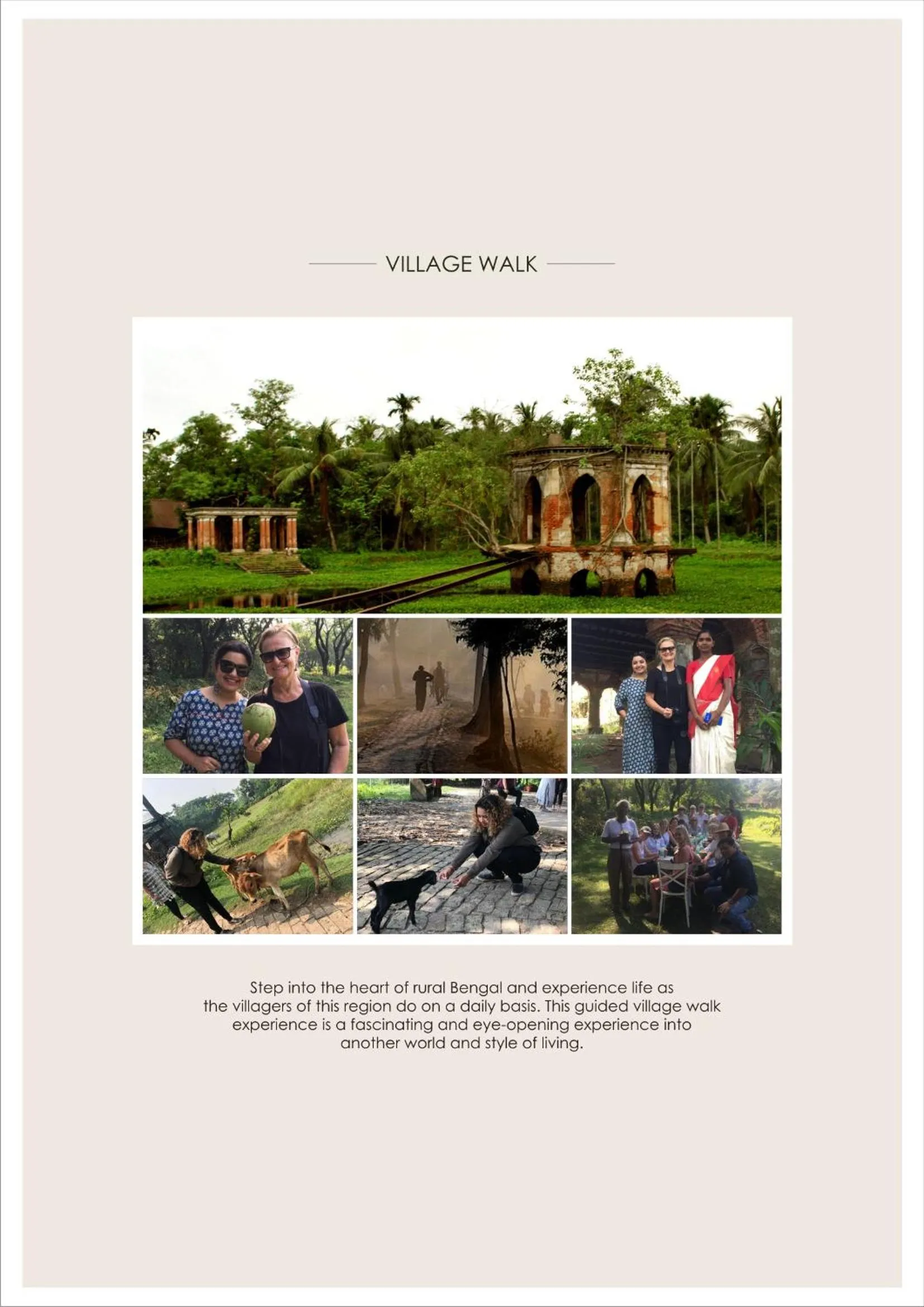 Off site in The Rajbari Bawali