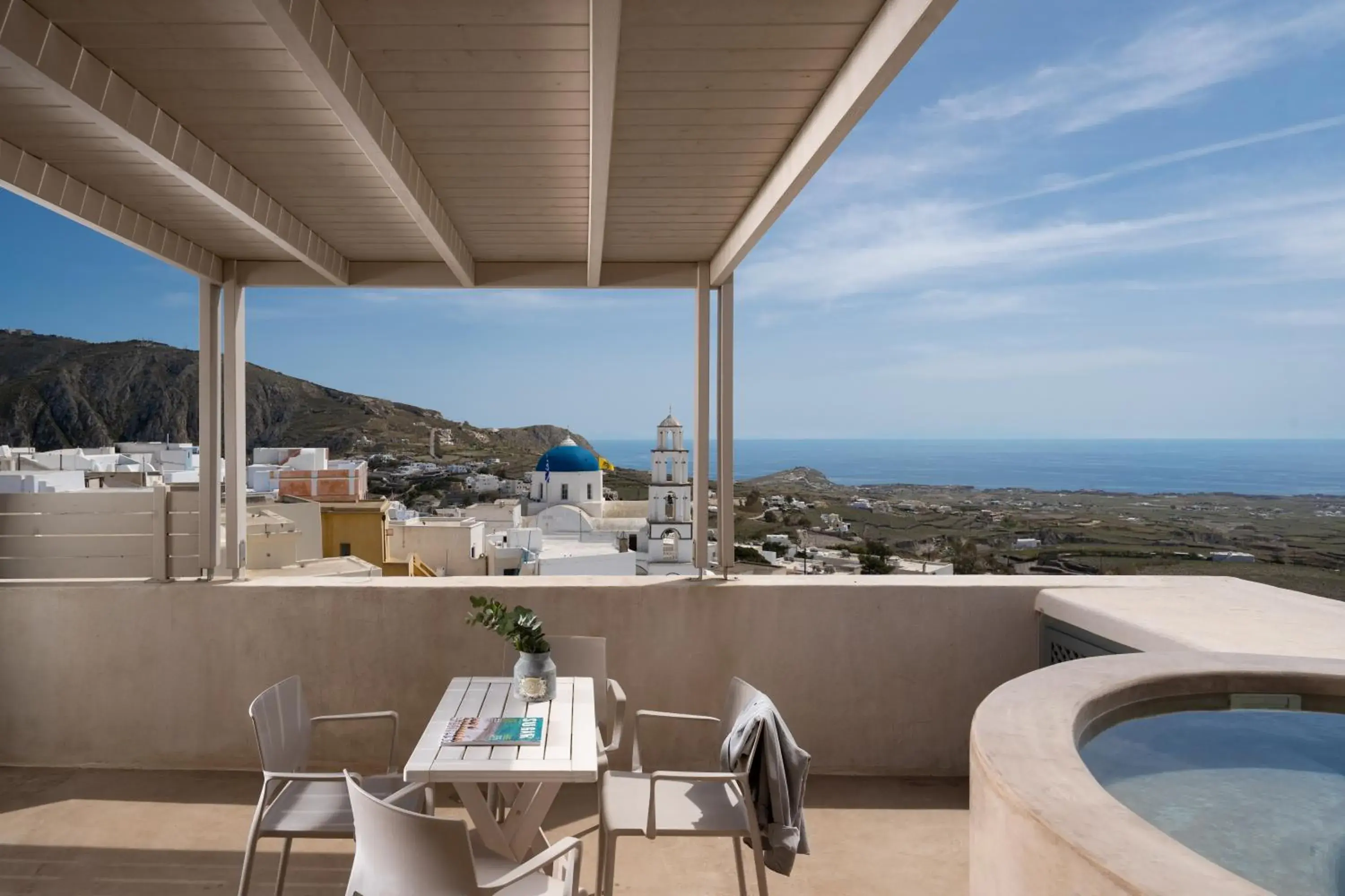 Honeymoon Suite with Outdoor Hot Tub and Panoramic Sea View in Kastro Mansion Honeymoon Suite with Outdoor Hot Tub and Panoramic Sea View in Kastro Mansion