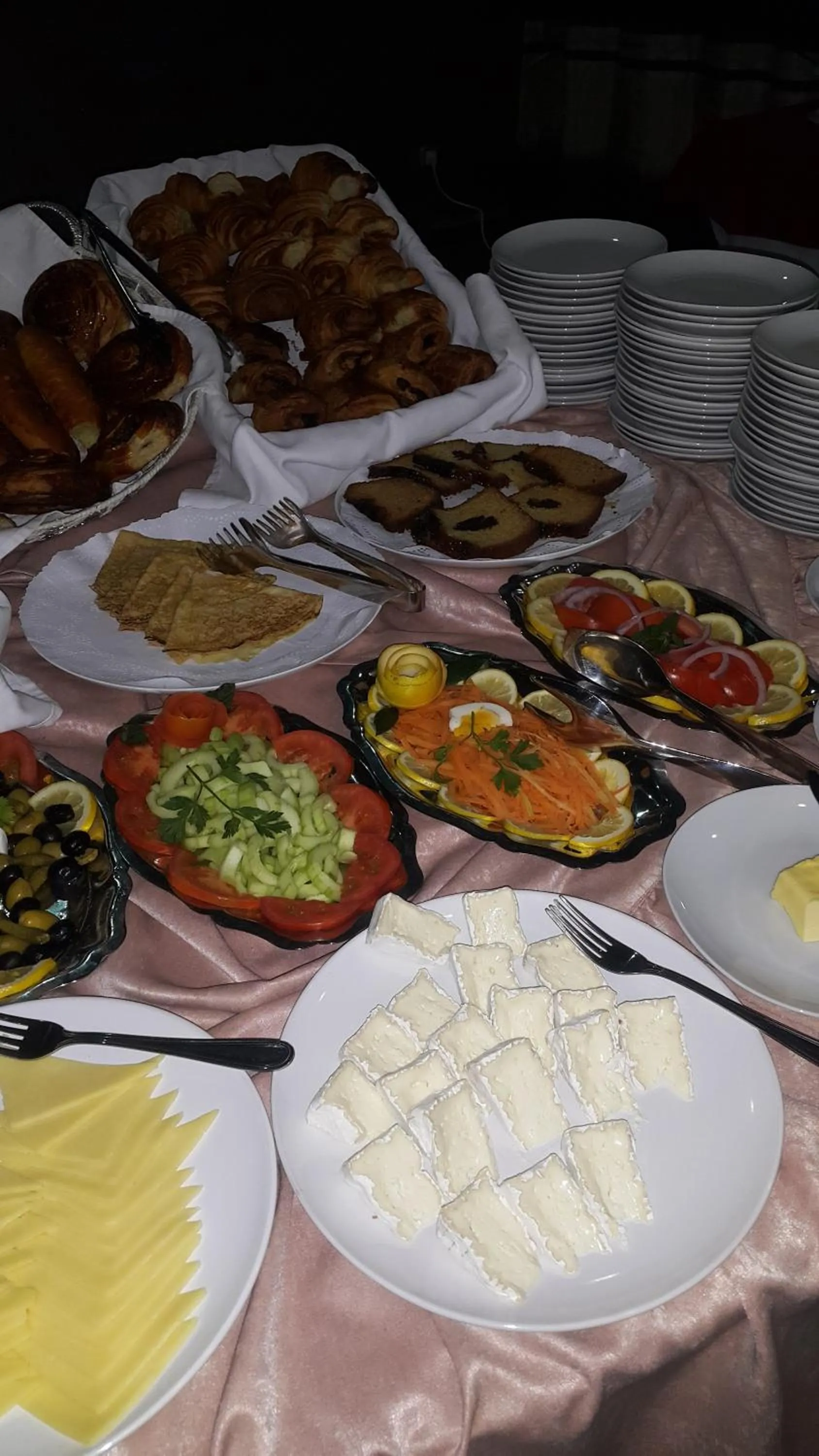 Buffet breakfast in Numidien Hotel