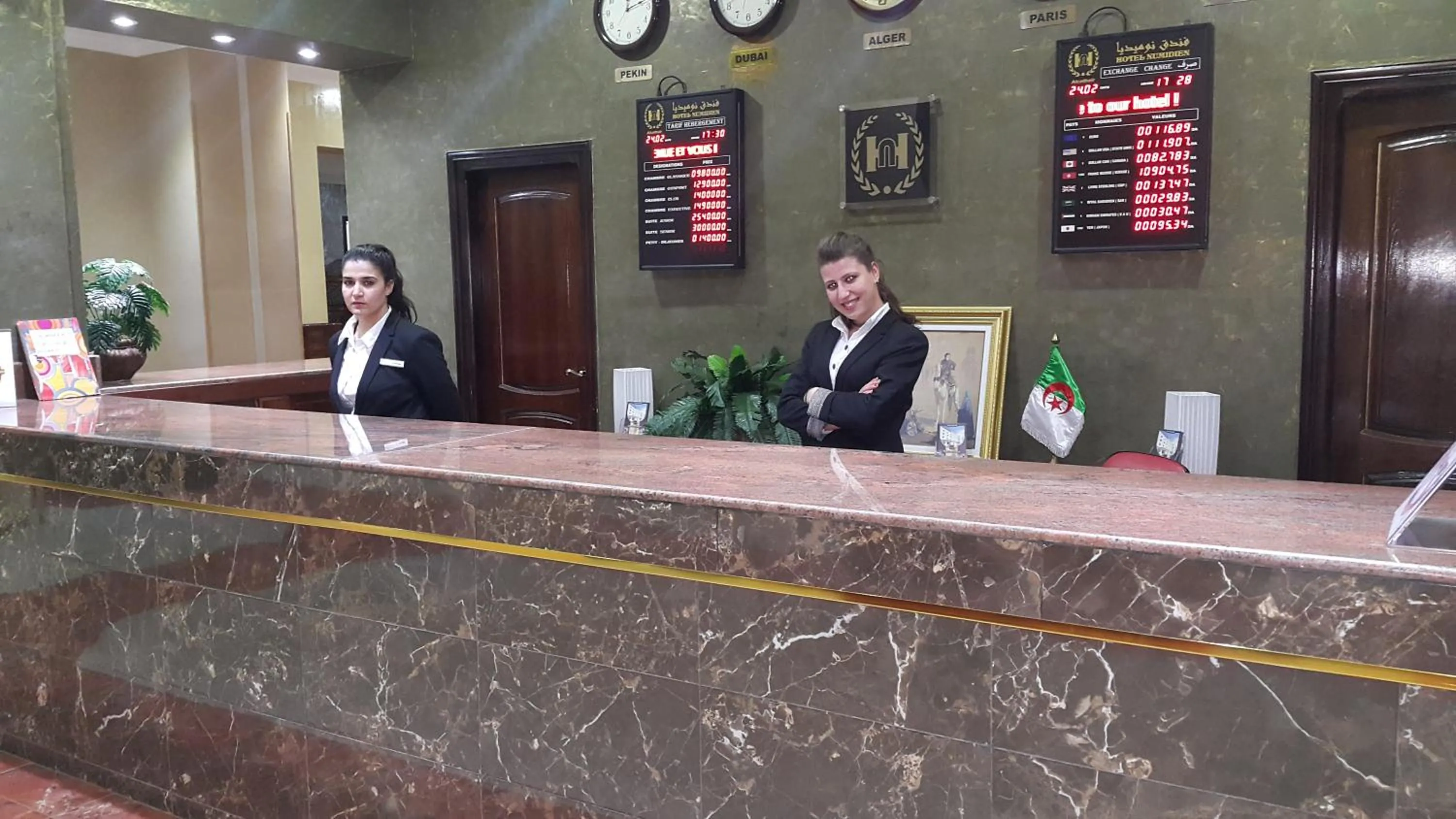 Lobby or reception in Numidien Hotel