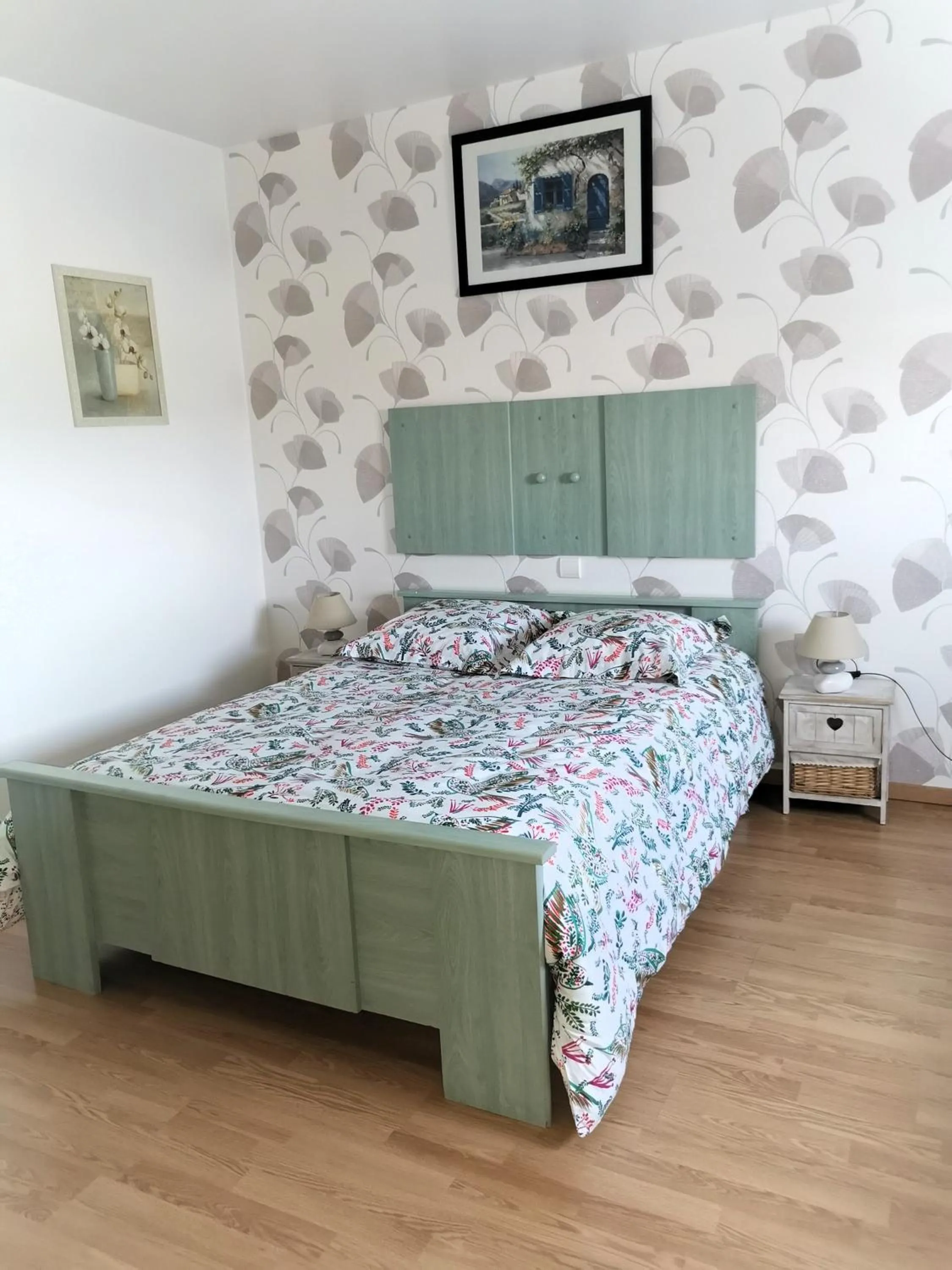 Bed in Chambre d'hôtes Le Pot au Lait