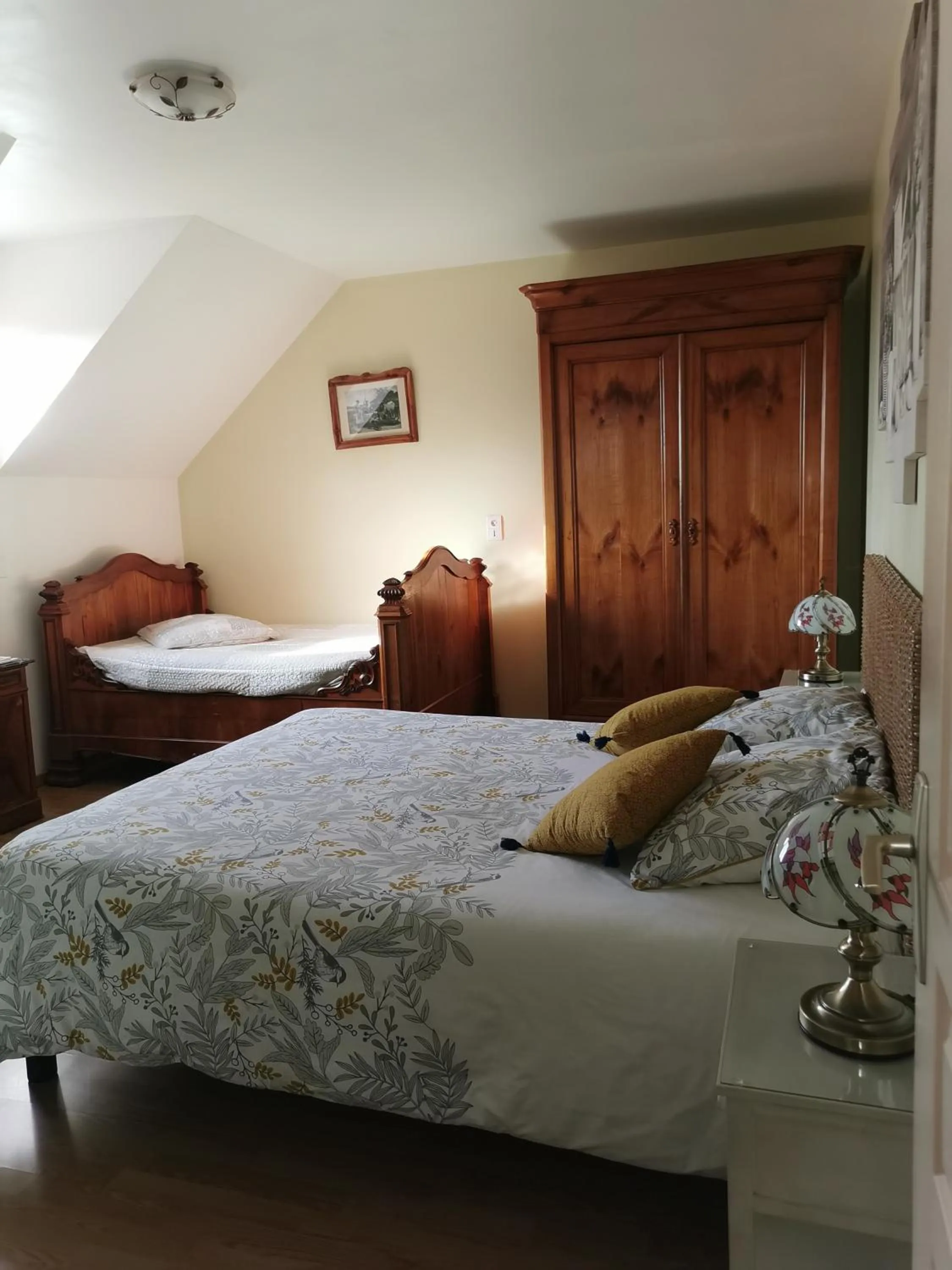 Bed in Chambre d'hôtes Le Pot au Lait