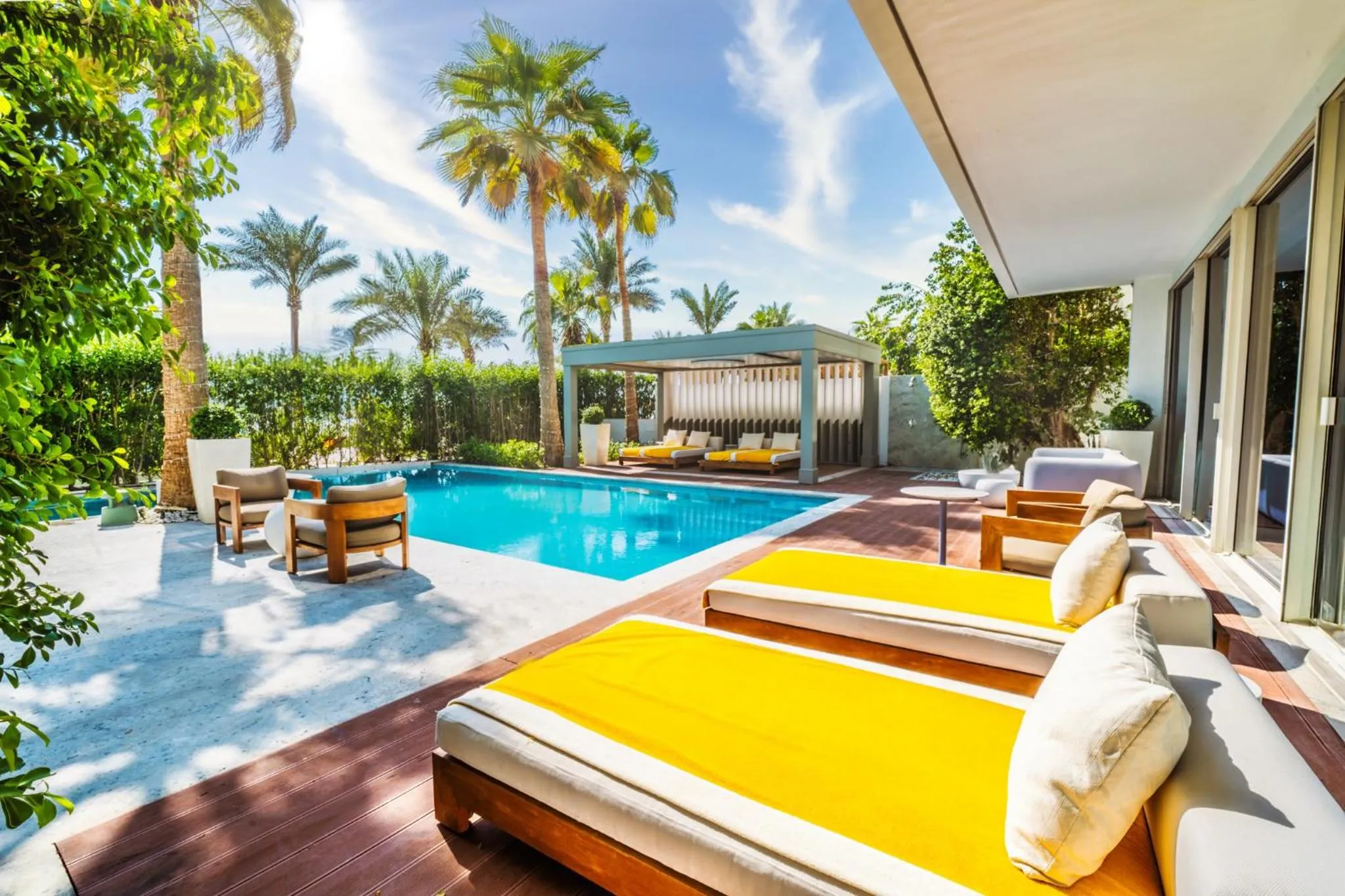 Garden view in FIVE Palm Jumeirah Dubai