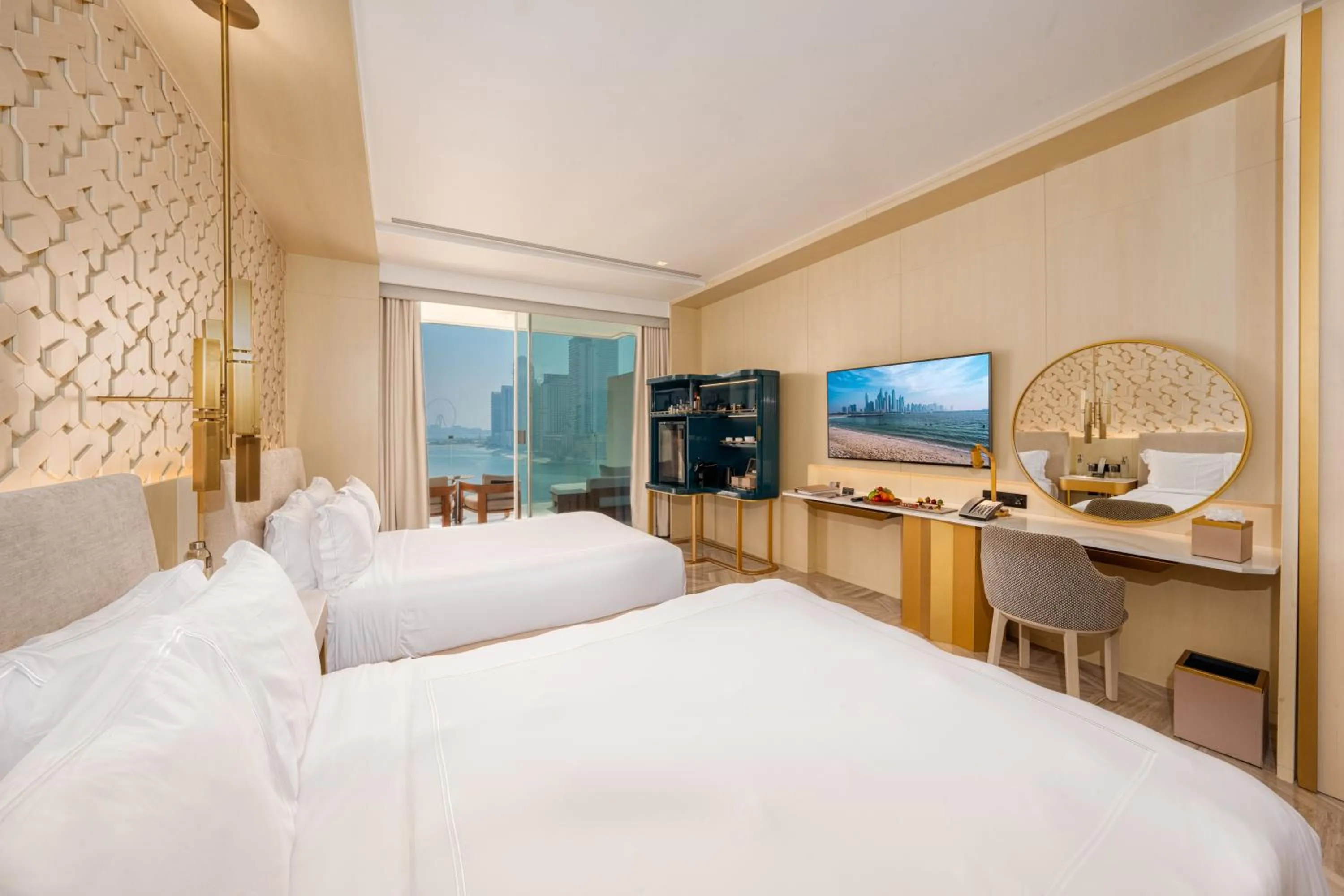 Bedroom, Bed in FIVE Palm Jumeirah Dubai