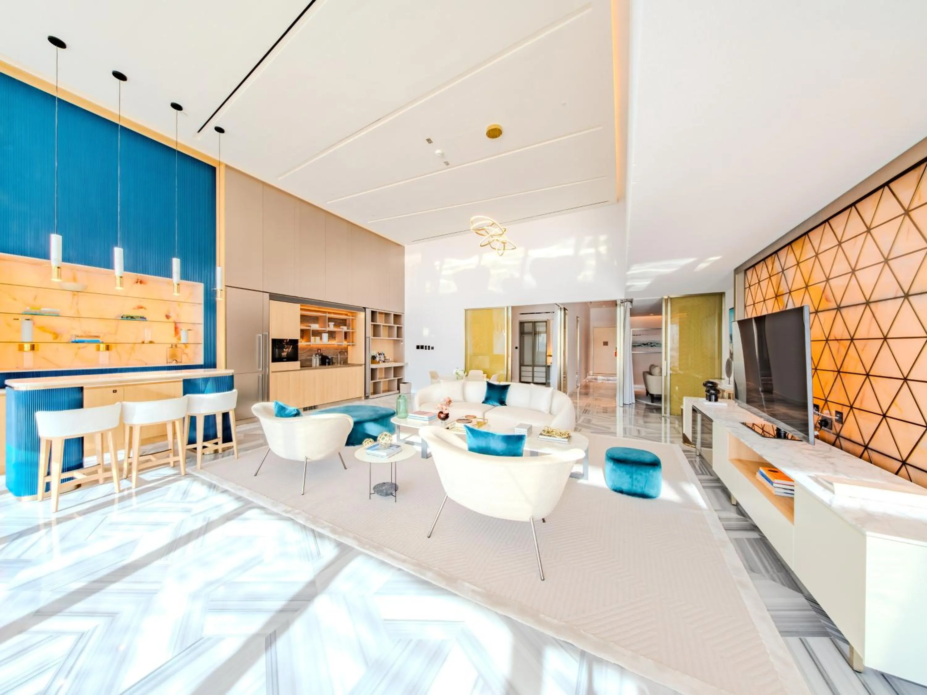 Living room in FIVE Palm Jumeirah Dubai