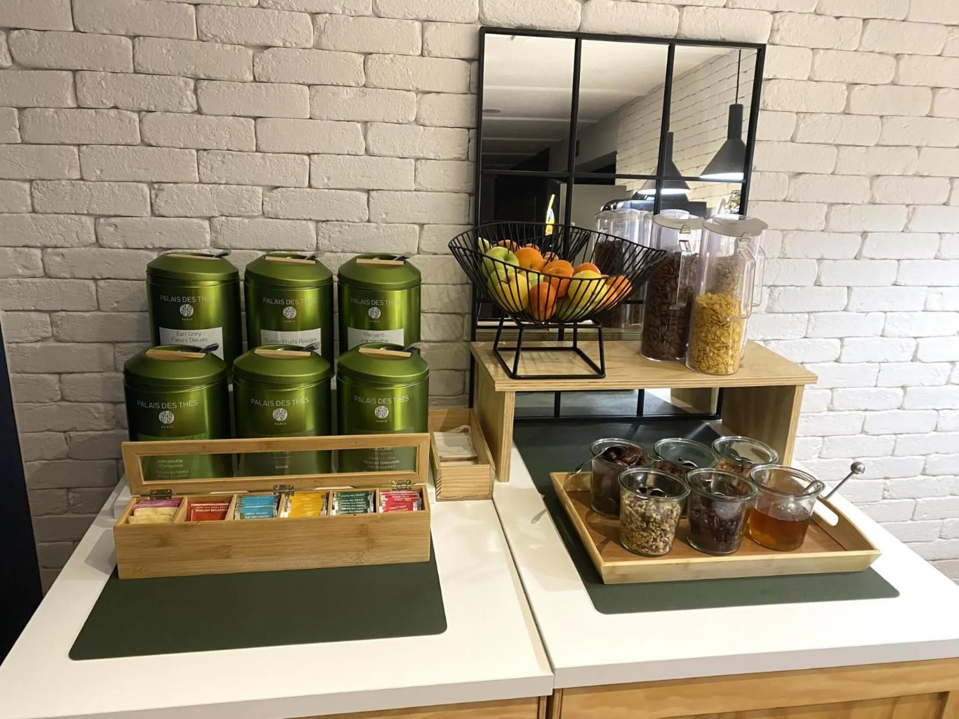 Continental breakfast in Kyriad Direct Roanne Hôtel