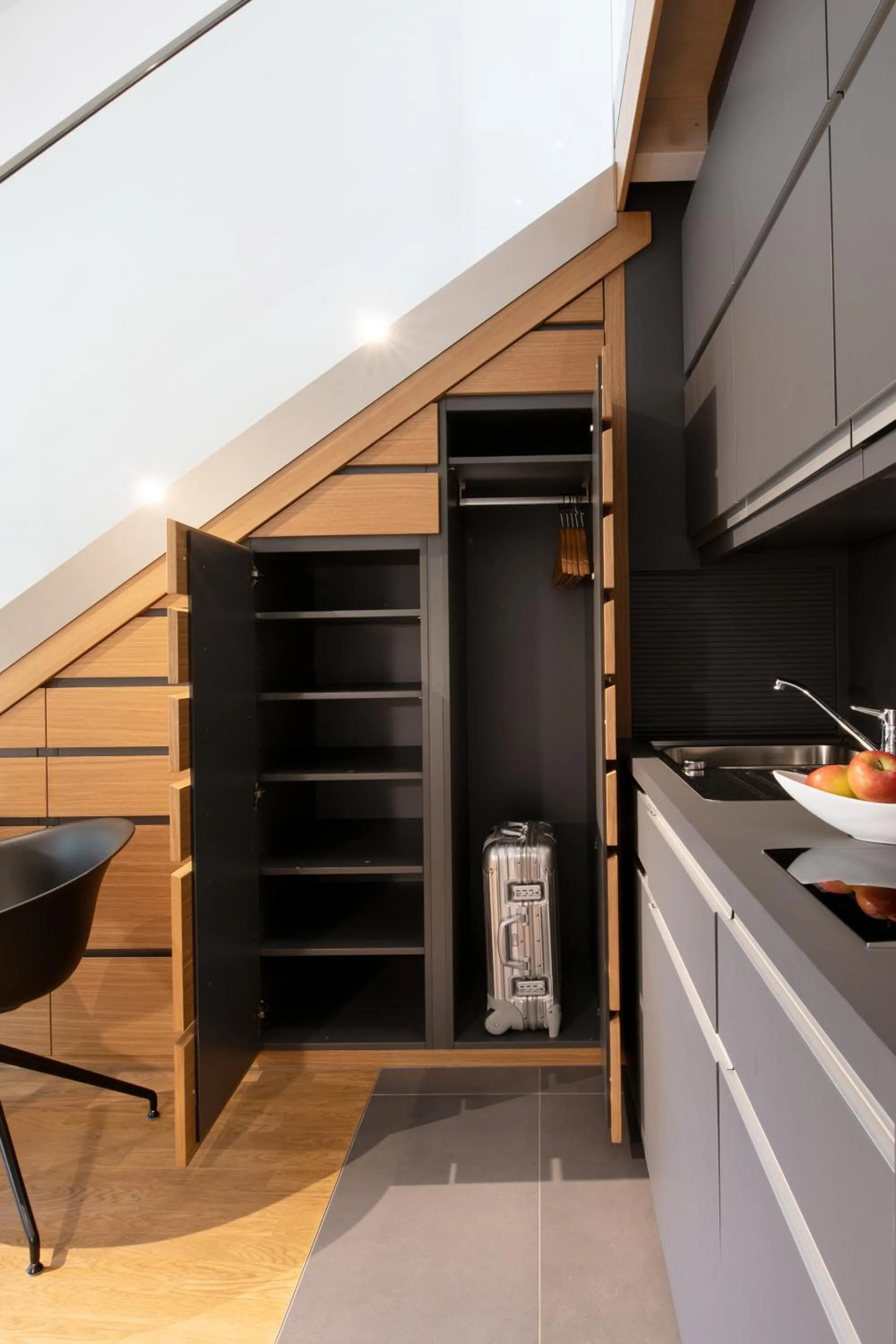 Kitchen or kitchenette in Hotel Thalmair