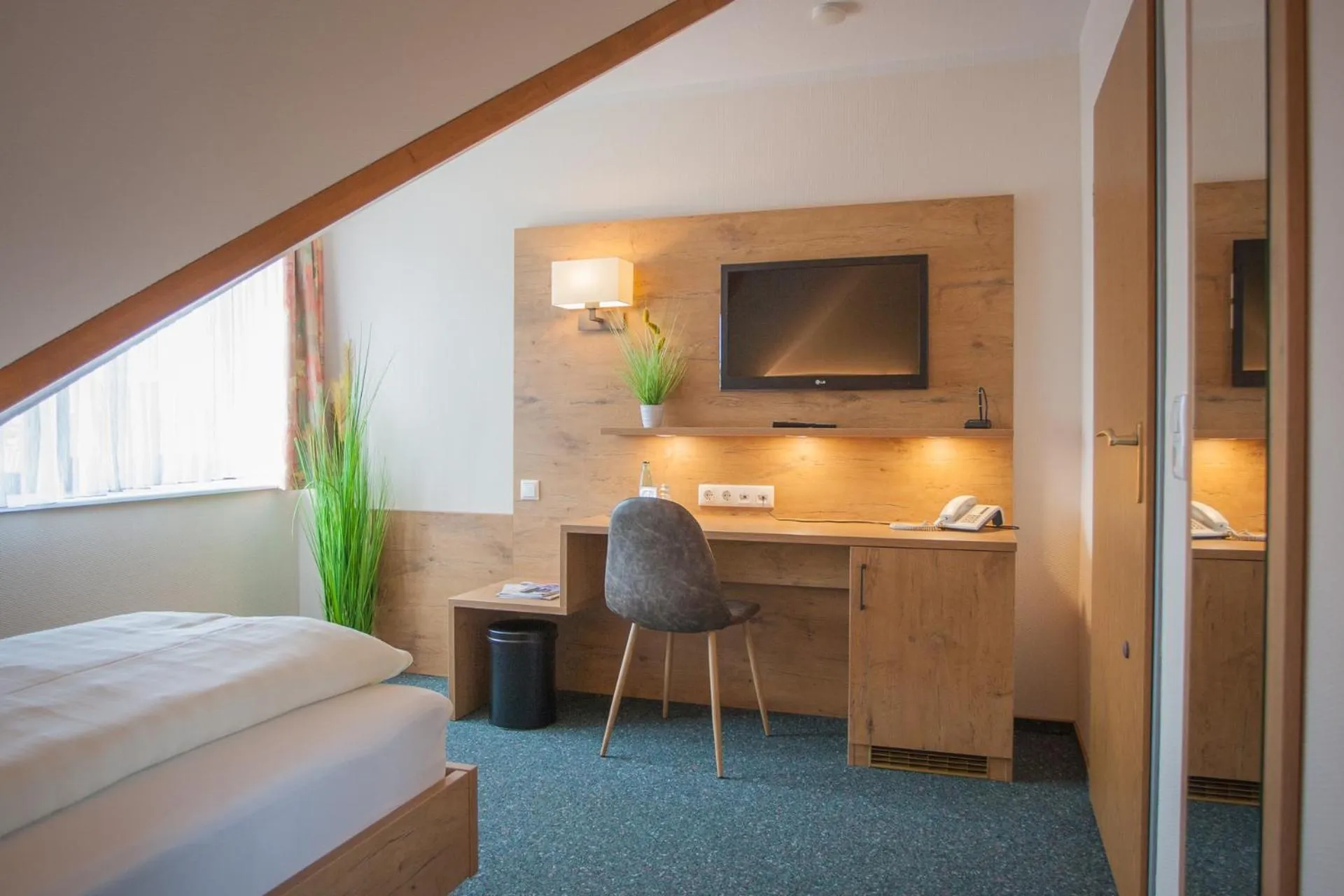 Bed in Ruser's Hotel