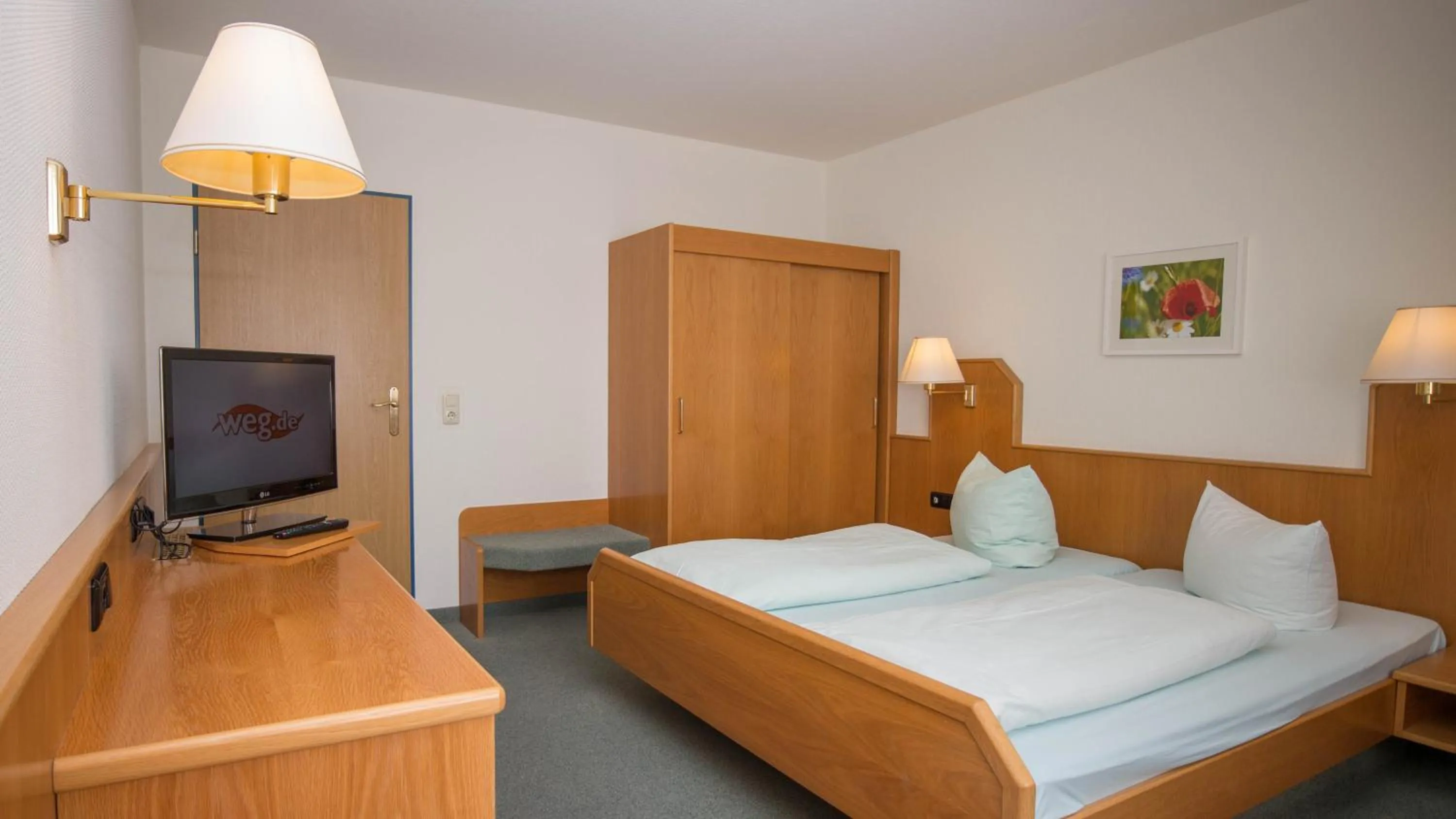 Bed in Ruser's Hotel