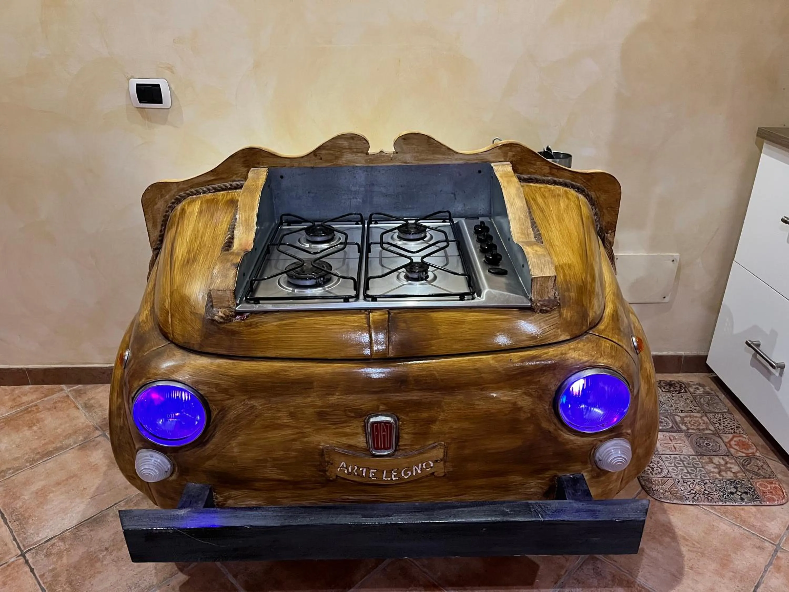 stove in Eco Home con terrazza