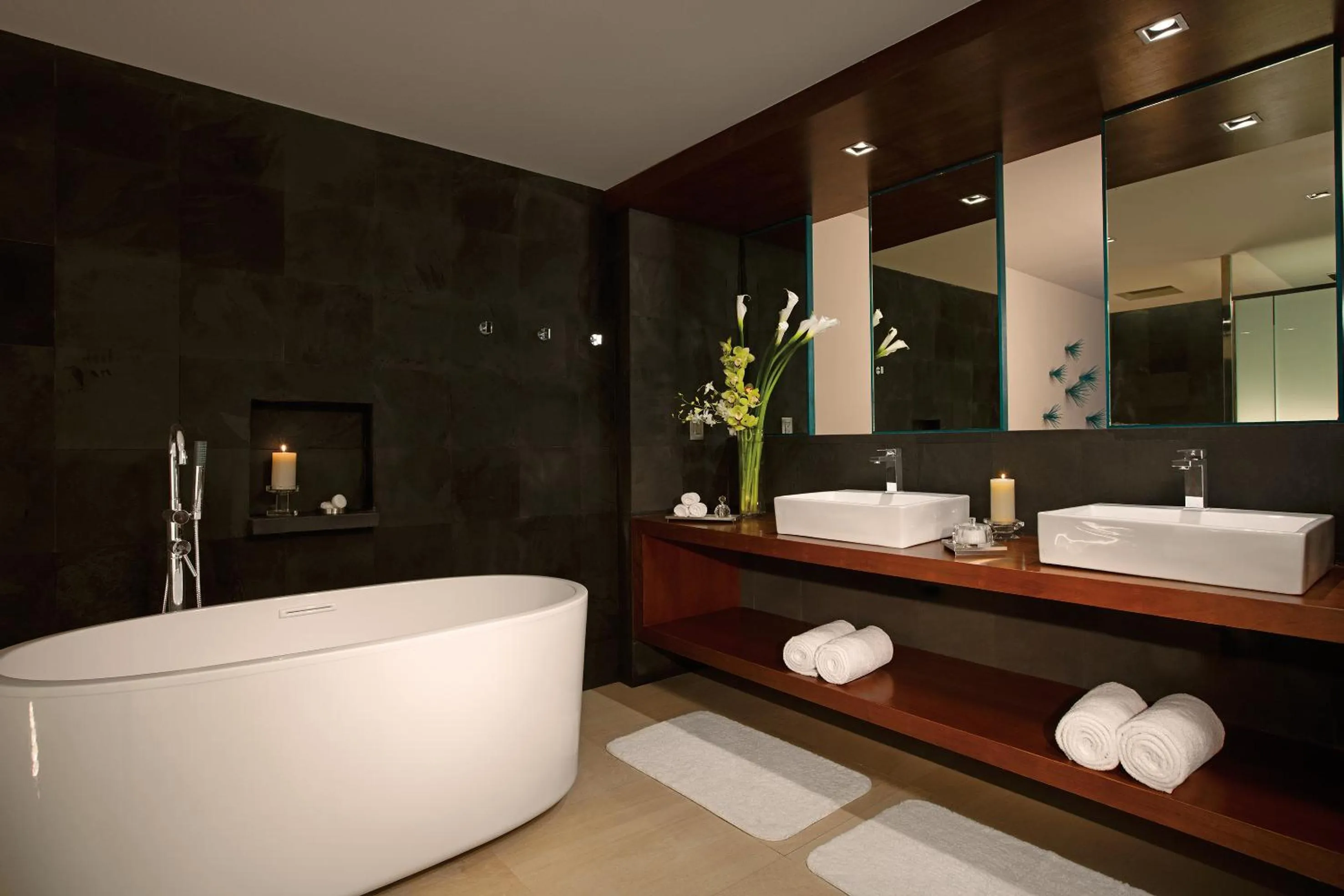 Bathroom in Secrets Aura Cozumel - Adults Only