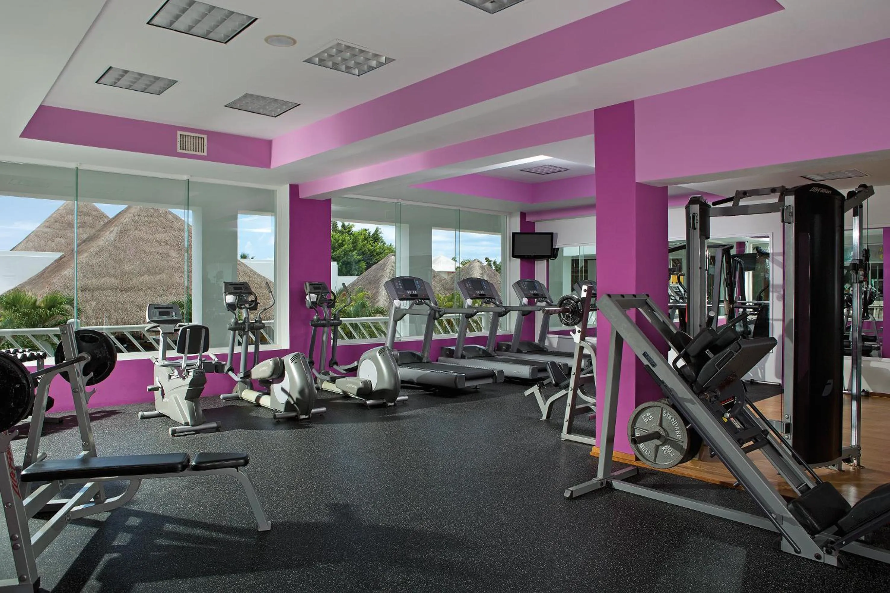 Fitness centre/facilities in Secrets Aura Cozumel - Adults Only