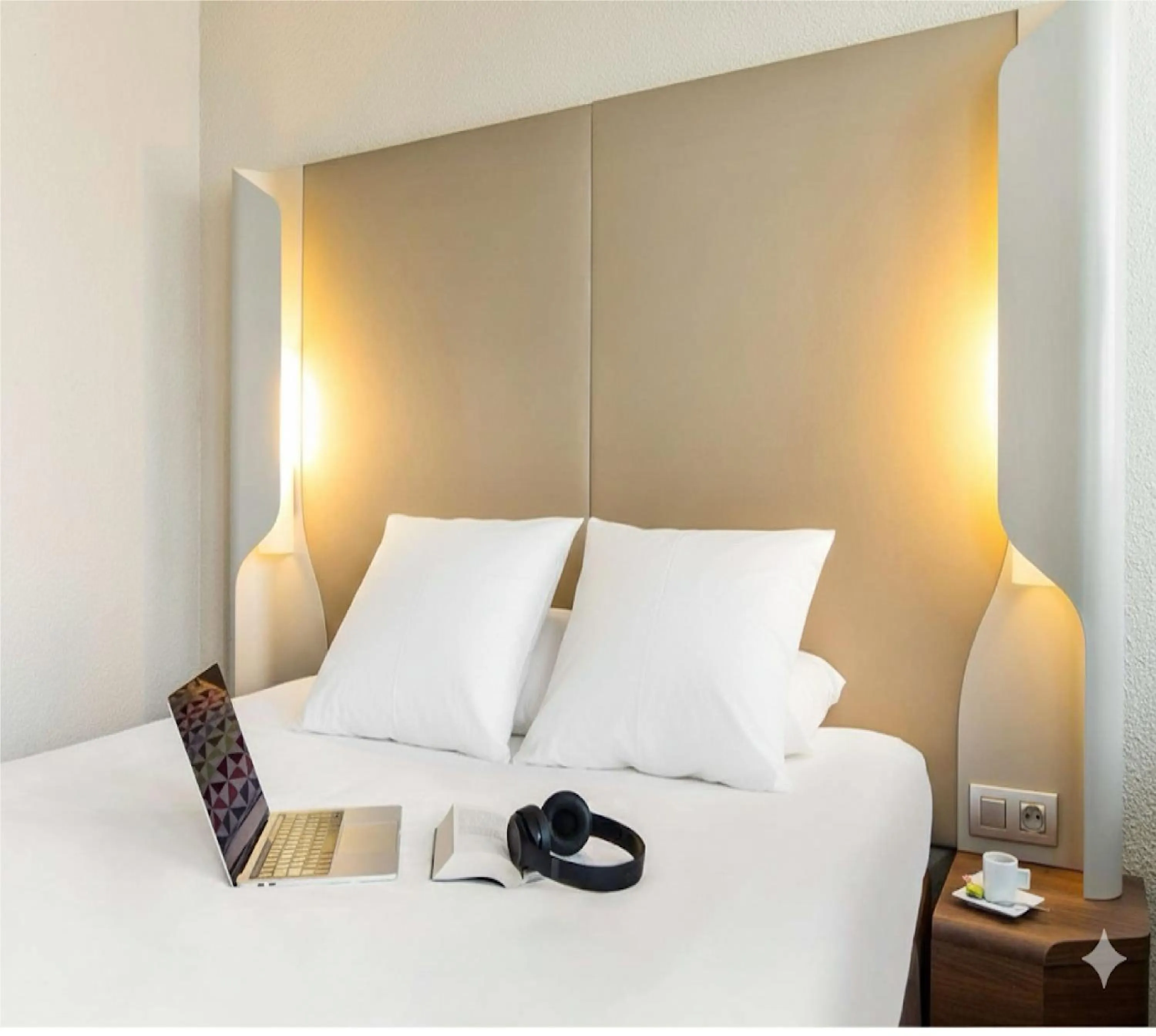 Bedroom, Bed in Campanile Conflans-Sainte-Honorine