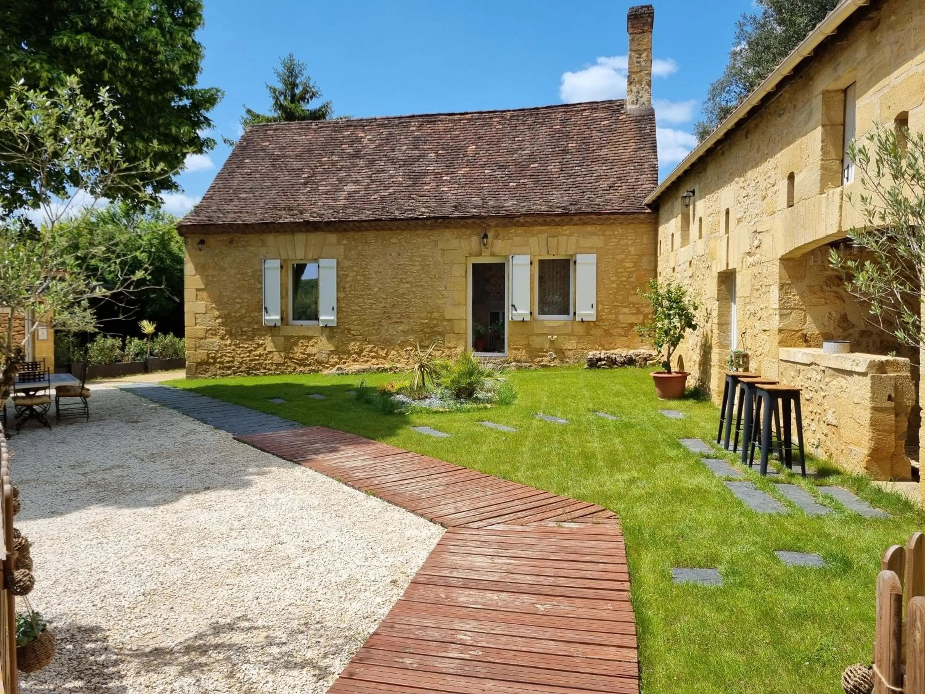 Garden in Le Clos de la Canéda