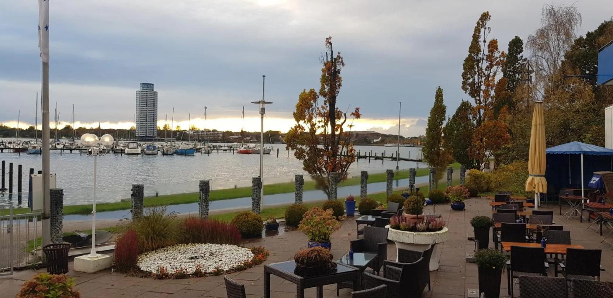 Balcony/Terrace in Akzent Hotel Strandhalle