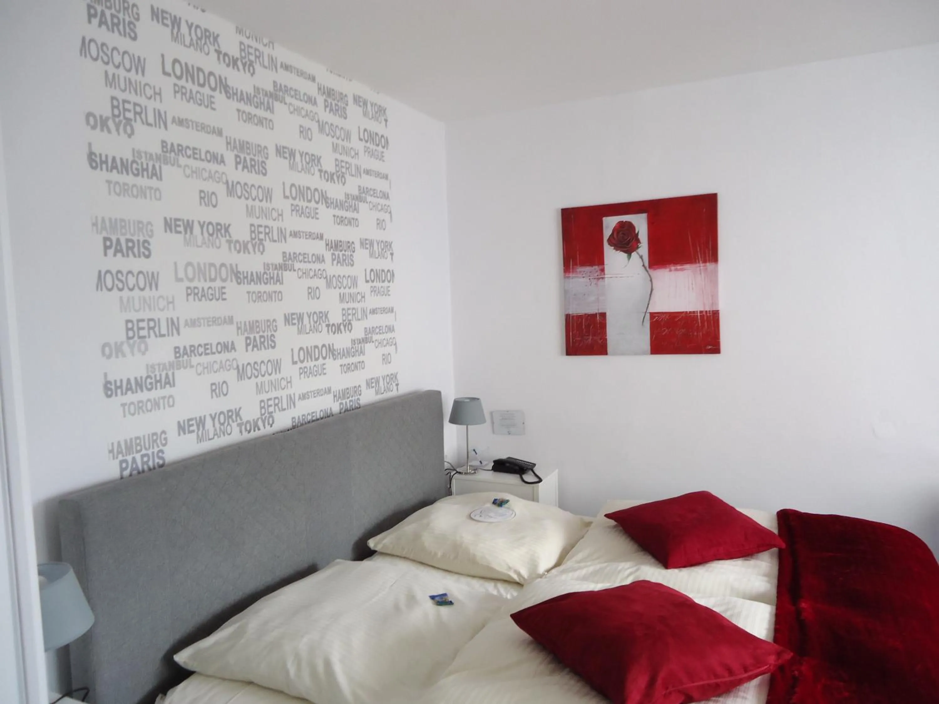 Bed in Akzent Hotel Strandhalle