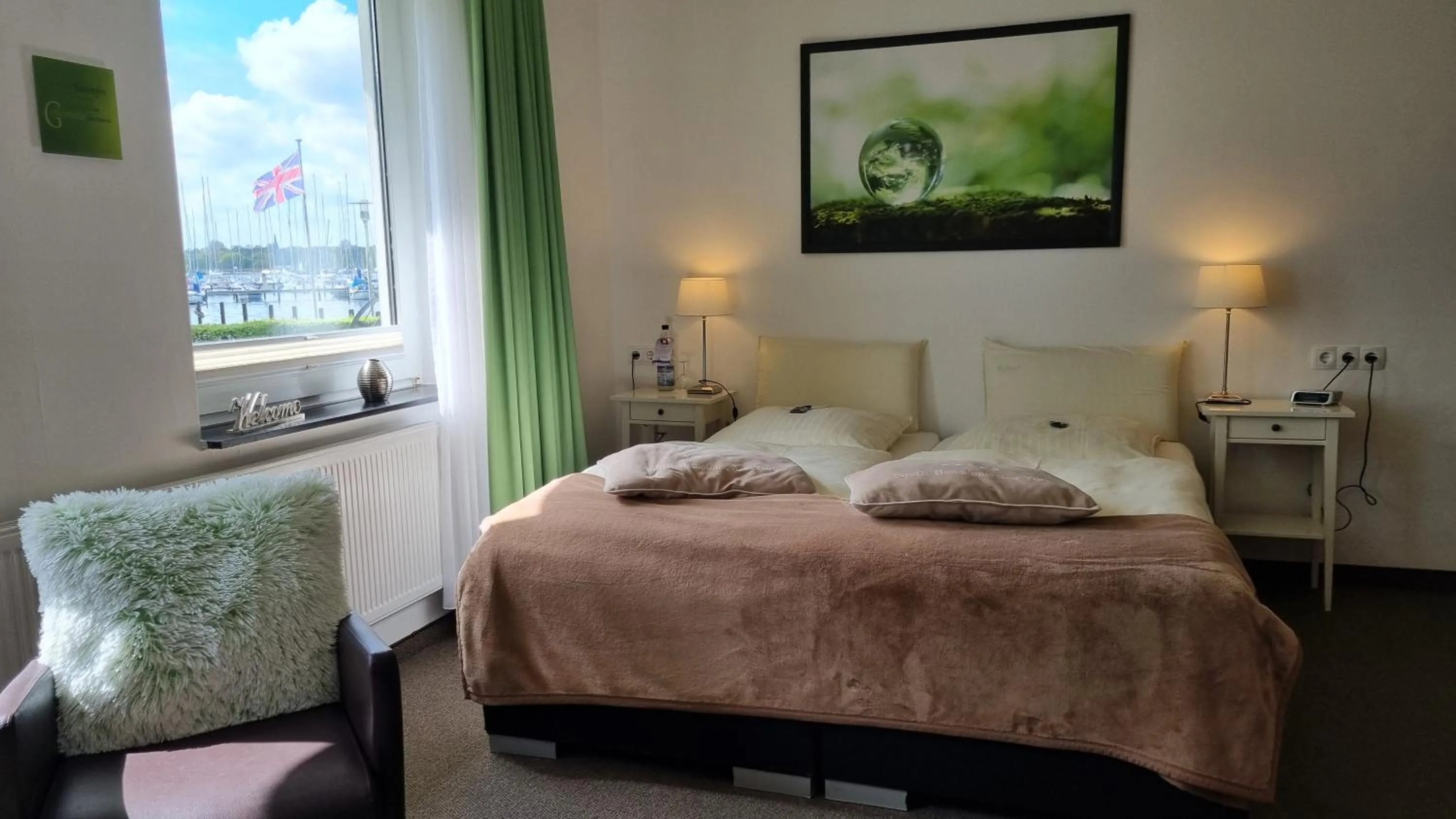 Photo of the whole room, Bed in Akzent Hotel Strandhalle