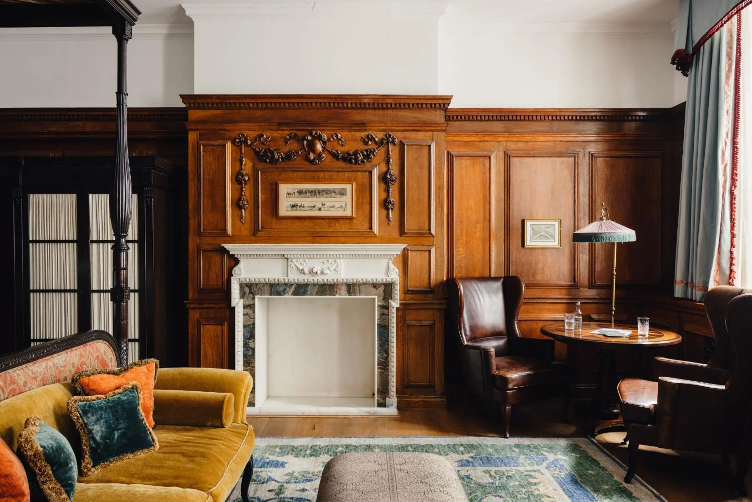 Living room in The Ned