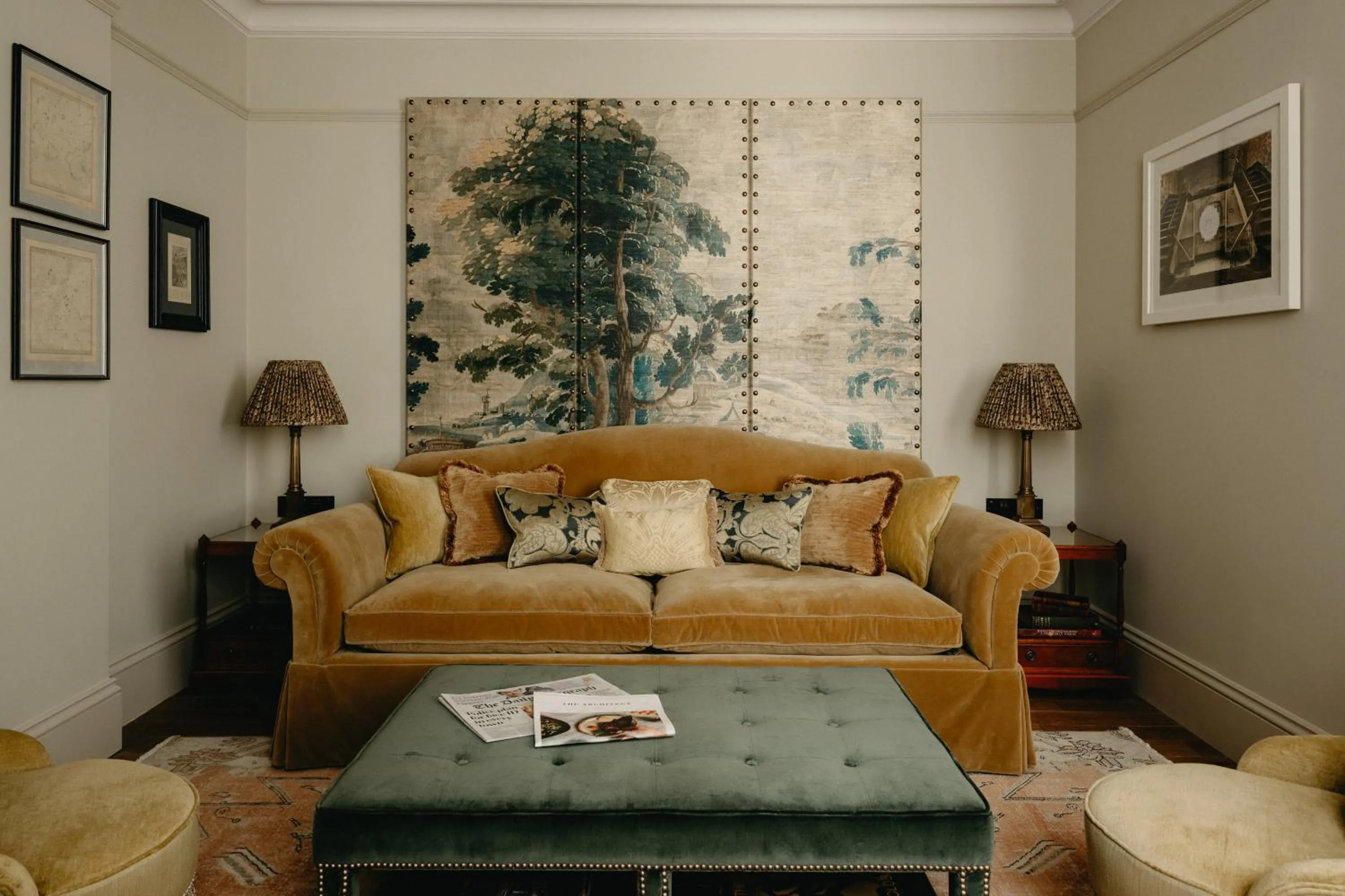 Seating area in The Ned