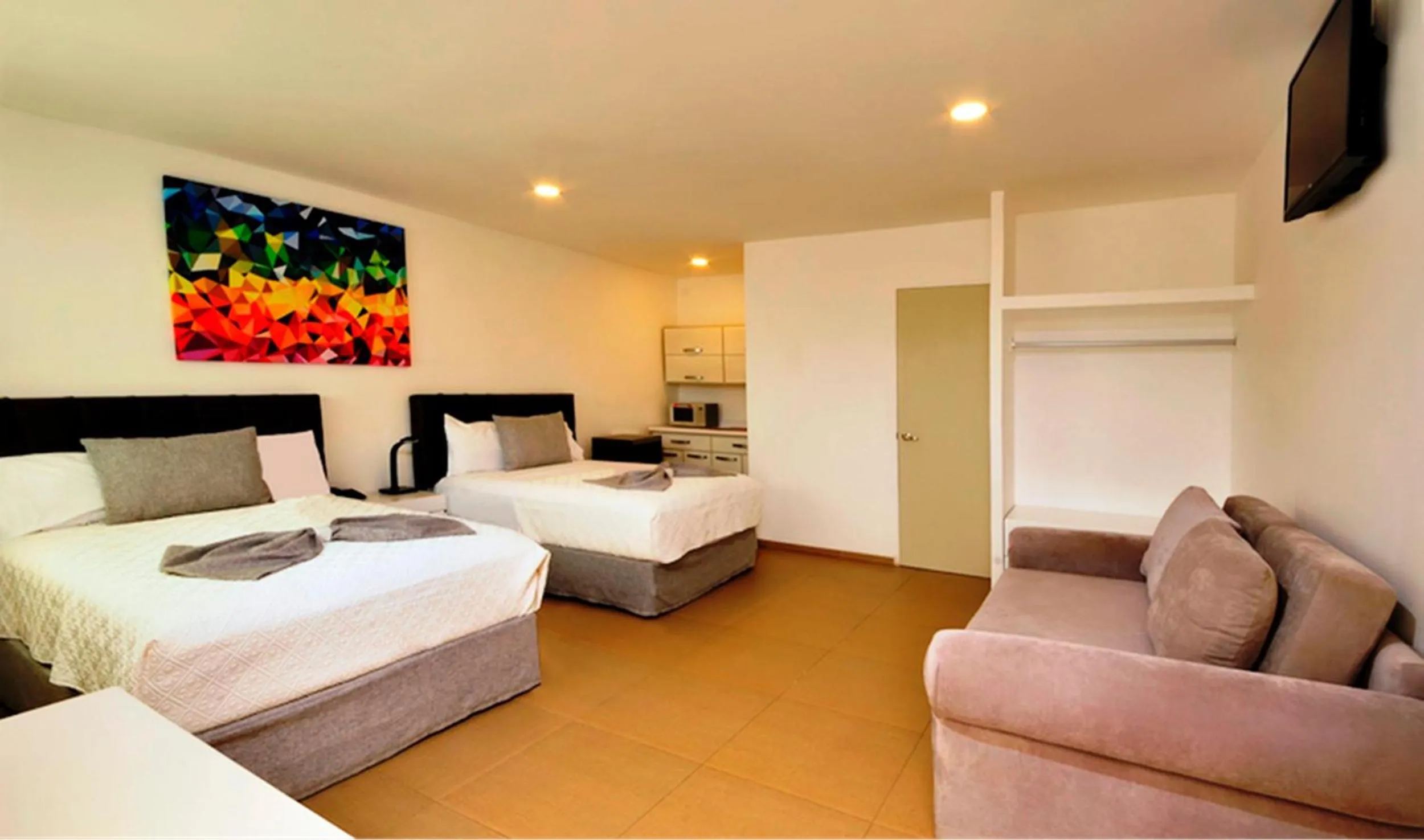 Bed in Container Inn Hotel Aeropuerto