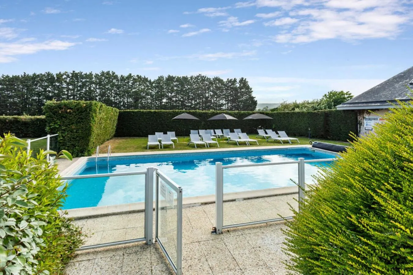 Swimming pool in Kyriad Deauville - St Arnoult